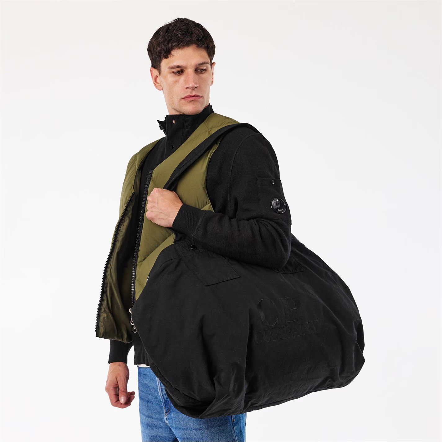 C.P. Company o1g2r1mq0426 Size: OS / Tote Bag in Black Size ONE SIZE - 3 Thumbnail