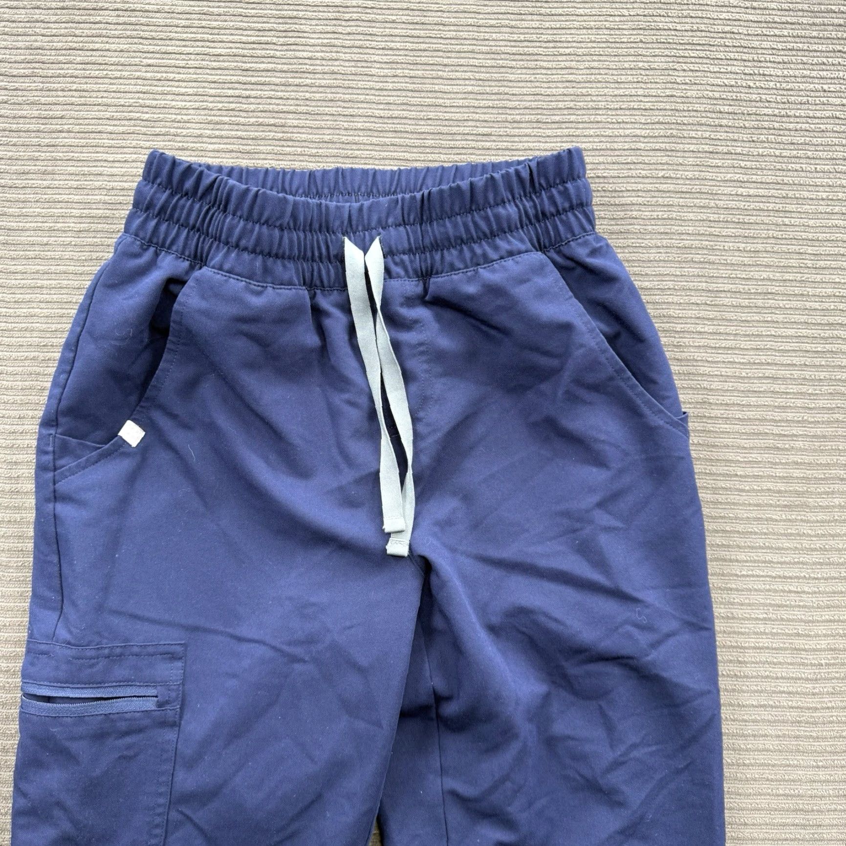 Vintage FIGS Scrub Pants Women XS Polyester Nursing Hospital Medical Comfort Blue Solid - Women's XS Scrub Pants Size 26" / US 2 / IT 38 - 7 Thumbnail