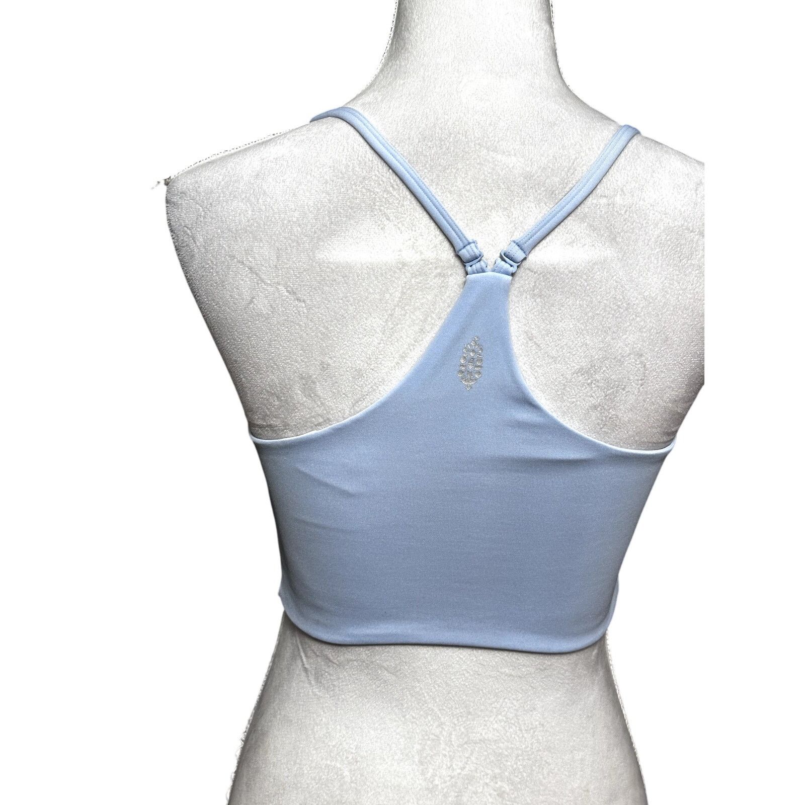 Free People Free People Crop Top 4 Ways Styling Racerback Light Blue S Size S / US 4 / IT 40 - 7 Thumbnail