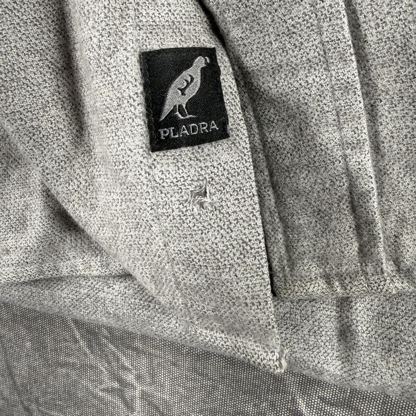Other Pladra Shirt Men's L Grey Flannel Button Up Size US L / EU 52-54 / 3 - 7 Thumbnail