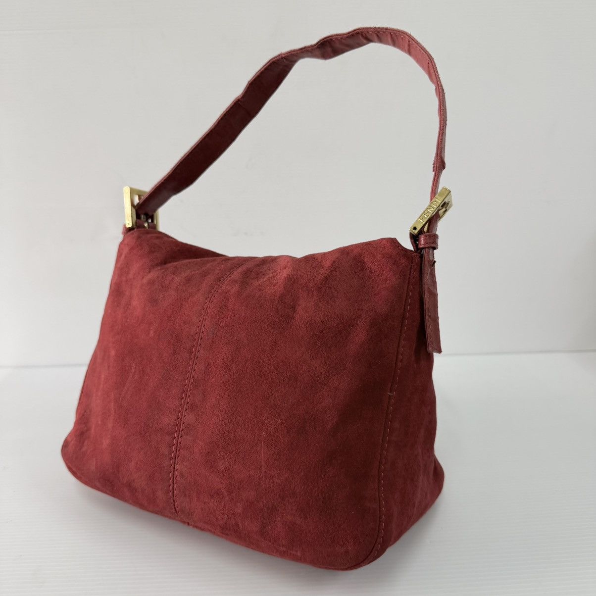 Fendi Fendi Suede Leather Baguette Bag Size ONE SIZE - 2 Thumbnail