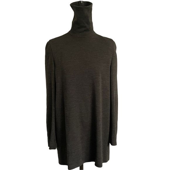 Maison Margiela Maison Margiela Brown Wool Blend Mini Dress / Tunic Top 🇮🇹 Size S / US 4 / IT 40 - 4 Thumbnail