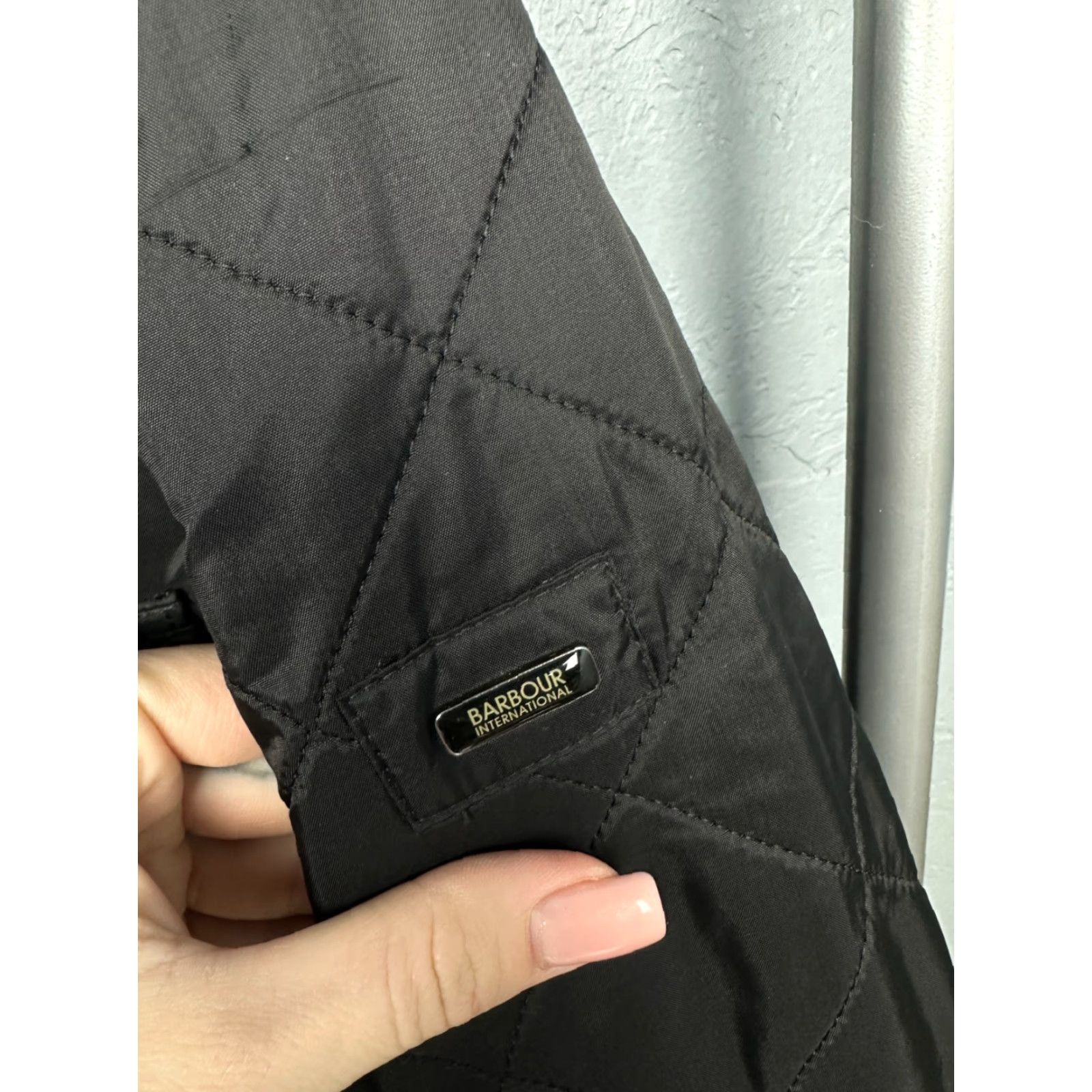 Barbour Barbour International Mens Ariel Polarquilt Quilted Jacket Barbour Jacket XXL Black Quilted 2XL Men Size US XXL / EU 58 / 5 - 4 Thumbnail