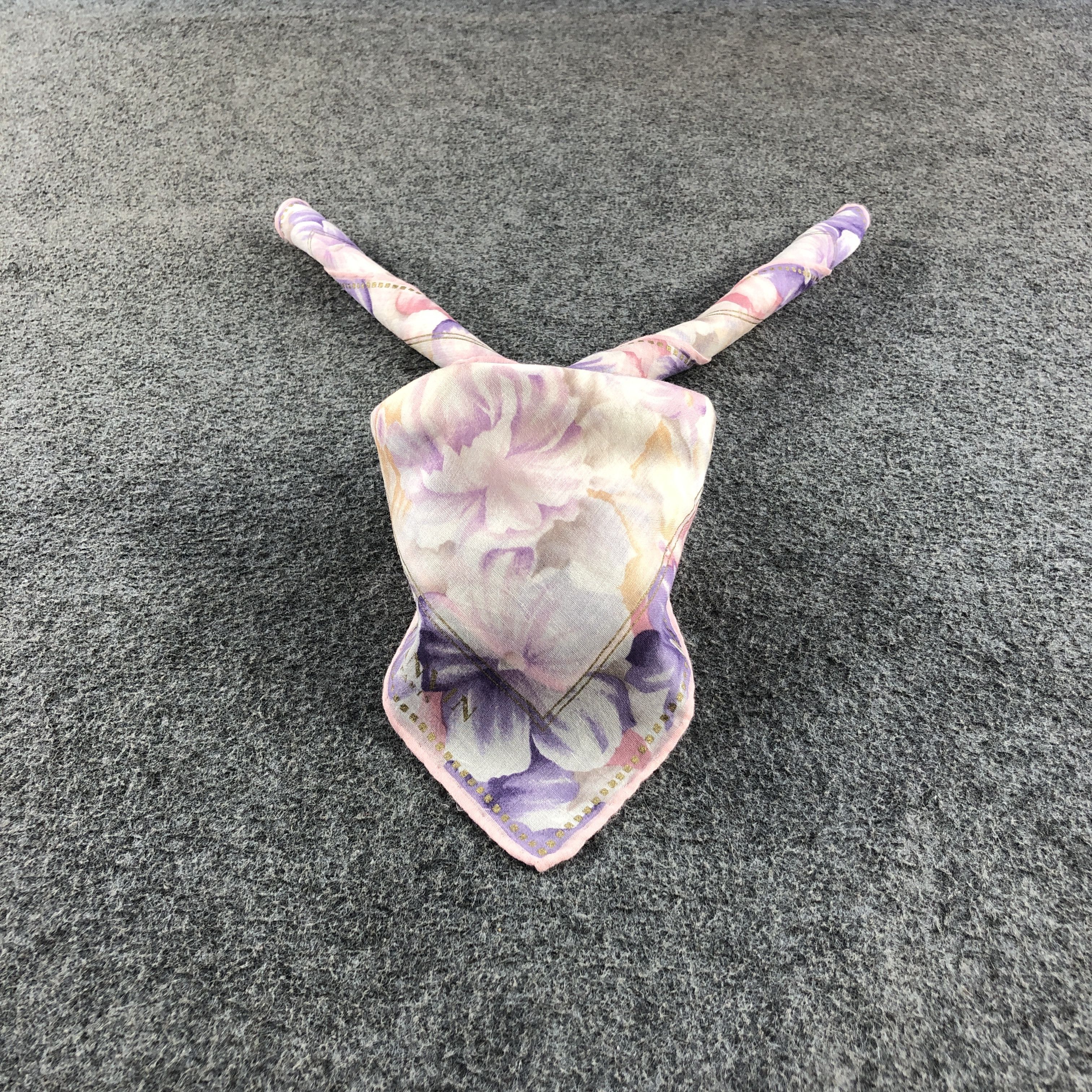 Lanvin × Vintage Lanvin Handkerchief Neckerchief Bandana H2714 Size ONE SIZE - 1 Thumbnail