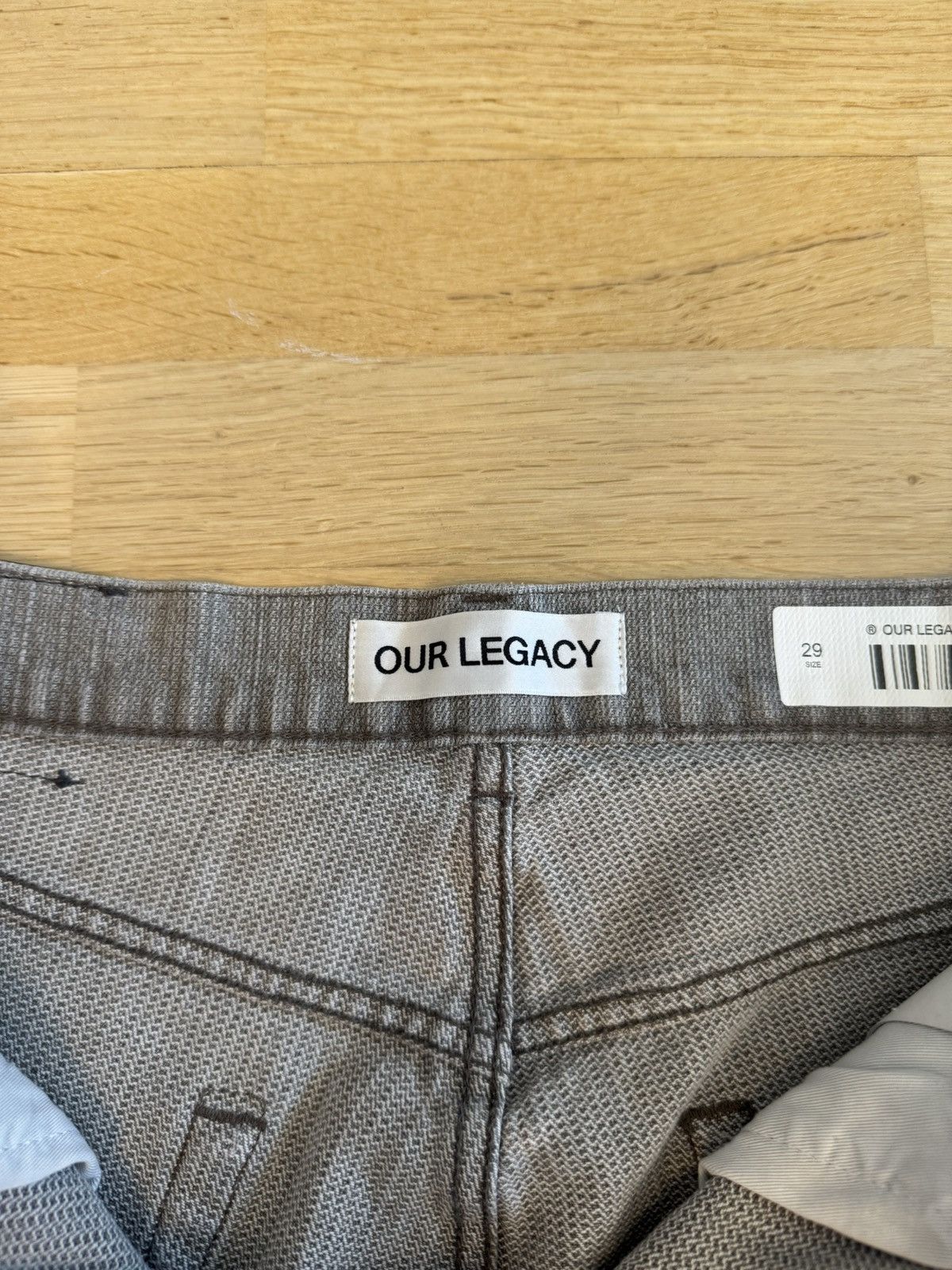 Our Legacy Our Legacy Third Cut ”Concrete Chain Twill” Size US 29 - 9 Thumbnail