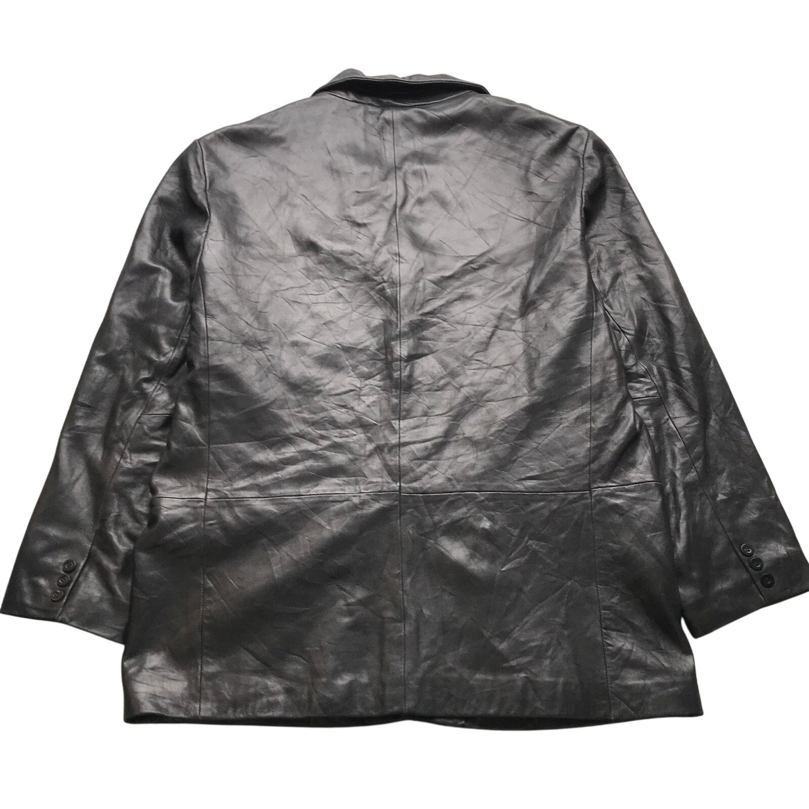 Liz Claiborne Claiborne Outerwear Lambskin Leather Jacket Women 1X Button Size XL / US 12-14 / IT 48-50 - 2 Thumbnail