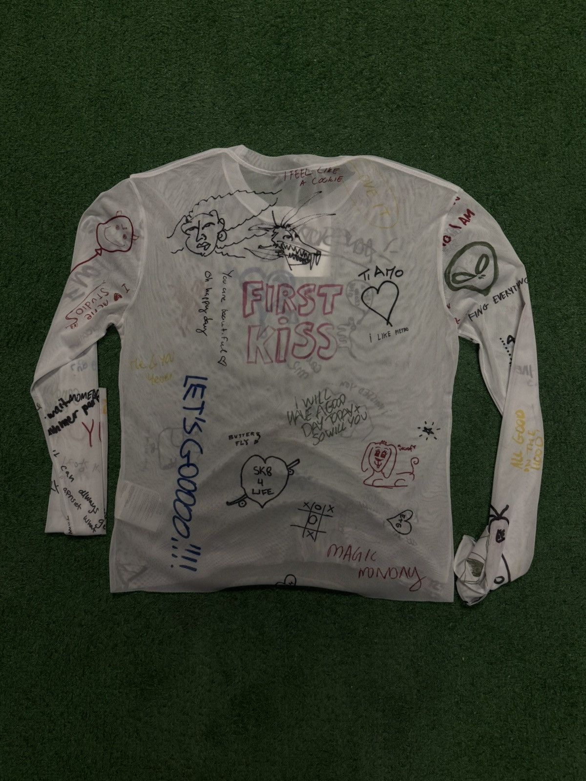 Acne Studios Acne studios tattoo print mesh longsleeve Size XXL / US 16-18 / IT 52-54 - 7 Thumbnail