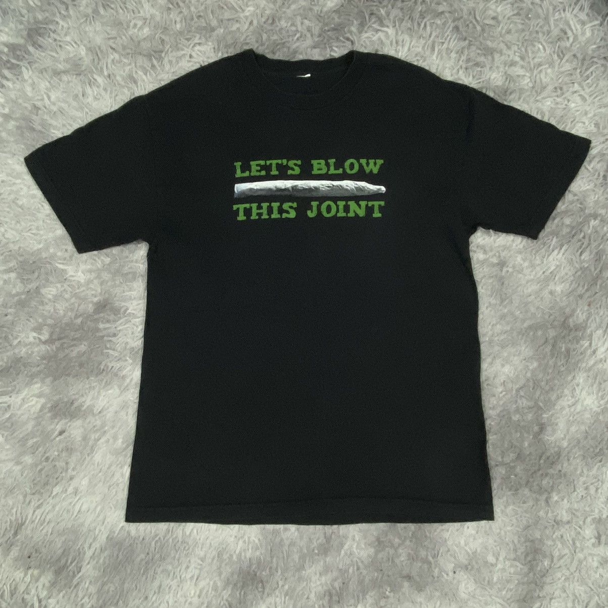 Vintage Lets blow this joint wording tee rasta marijuana Size US L / EU 52-54 / 3 - 1 Thumbnail
