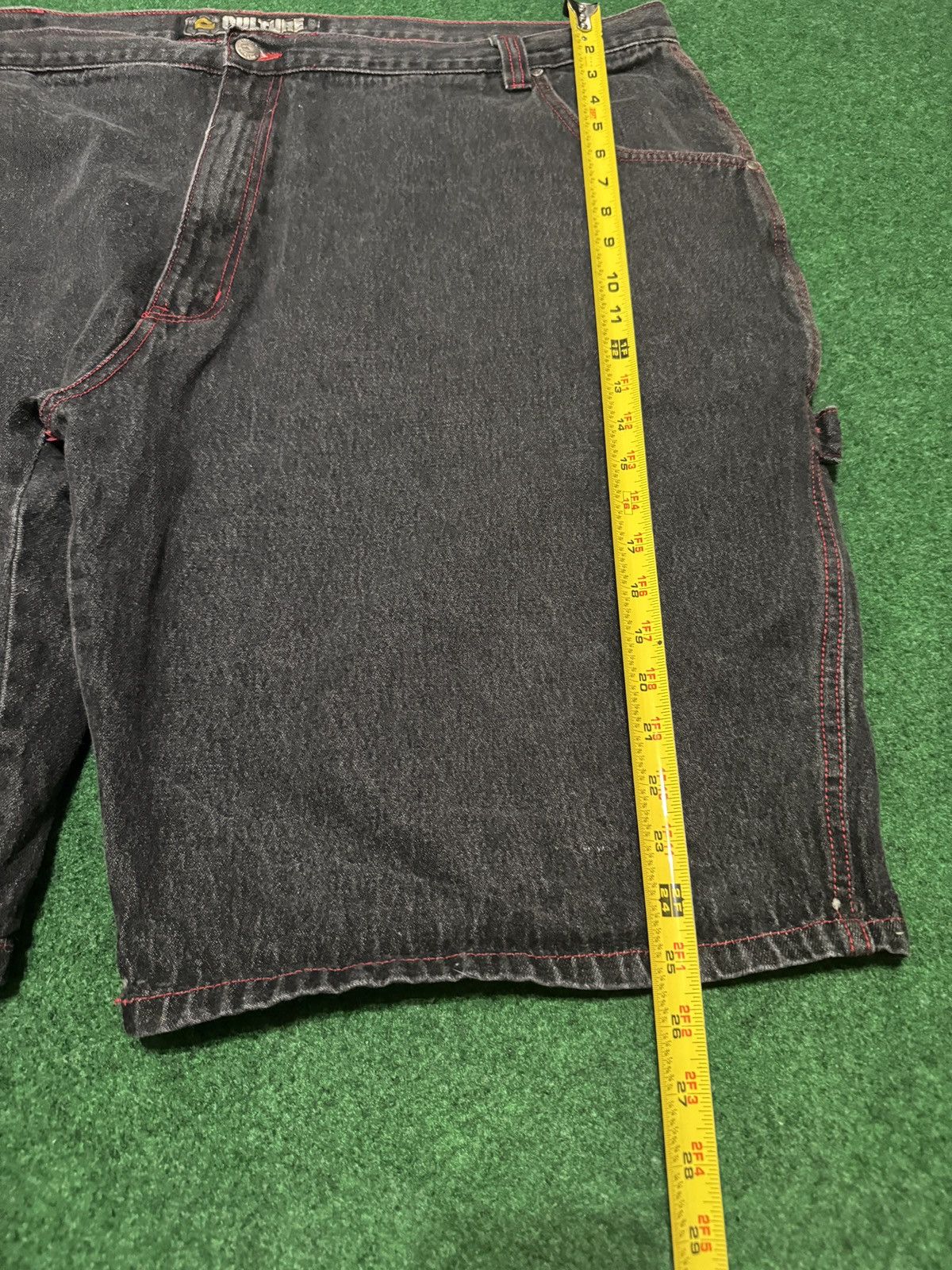 Ecko Unltd. × Southpole Y2K Culture Carpenter Baggy Jorts 52 Black Denim Shorts Size US 44 / EU 60 - 9 Thumbnail