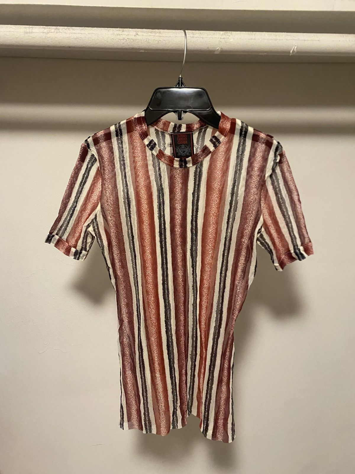Jean Paul Gaultier 90s Jean Paul Gaultier Classique Mesh Shirt Size M / US 6-8 / IT 42-44 - 1 Thumbnail