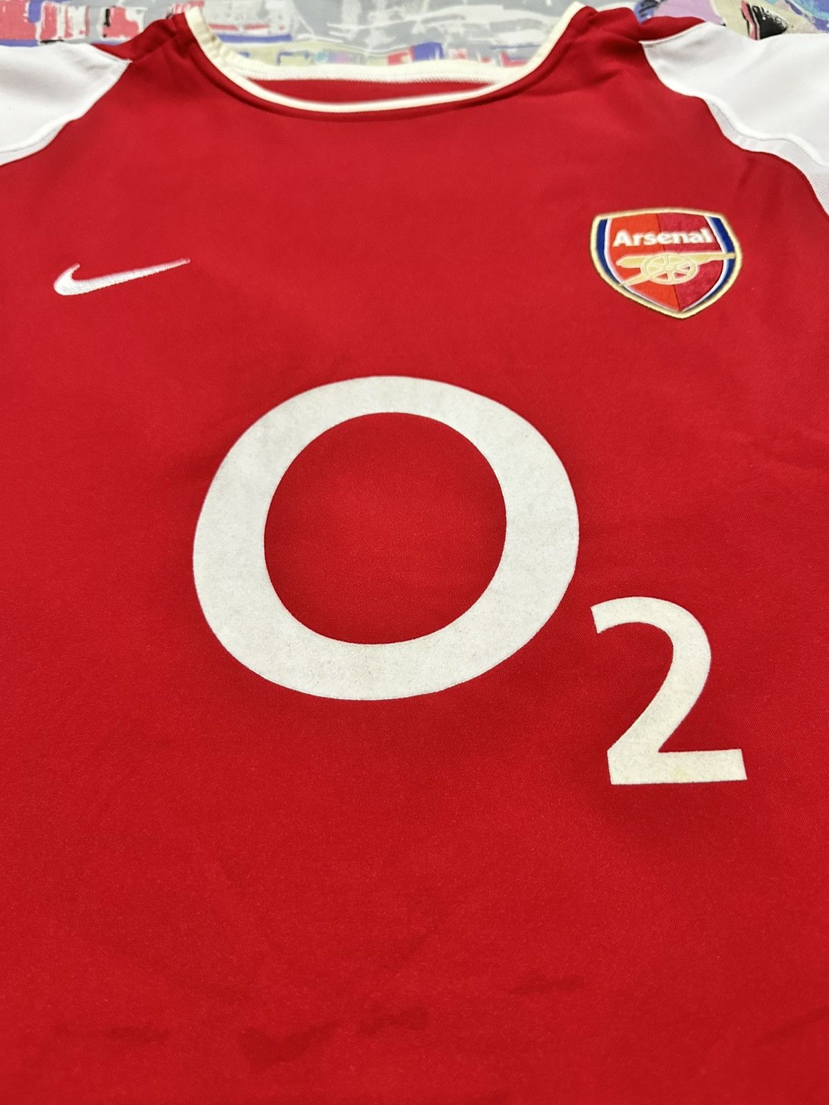 Vintage vtg Arsenal home shirt jersey Size US L / EU 52-54 / 3 - 3 Thumbnail