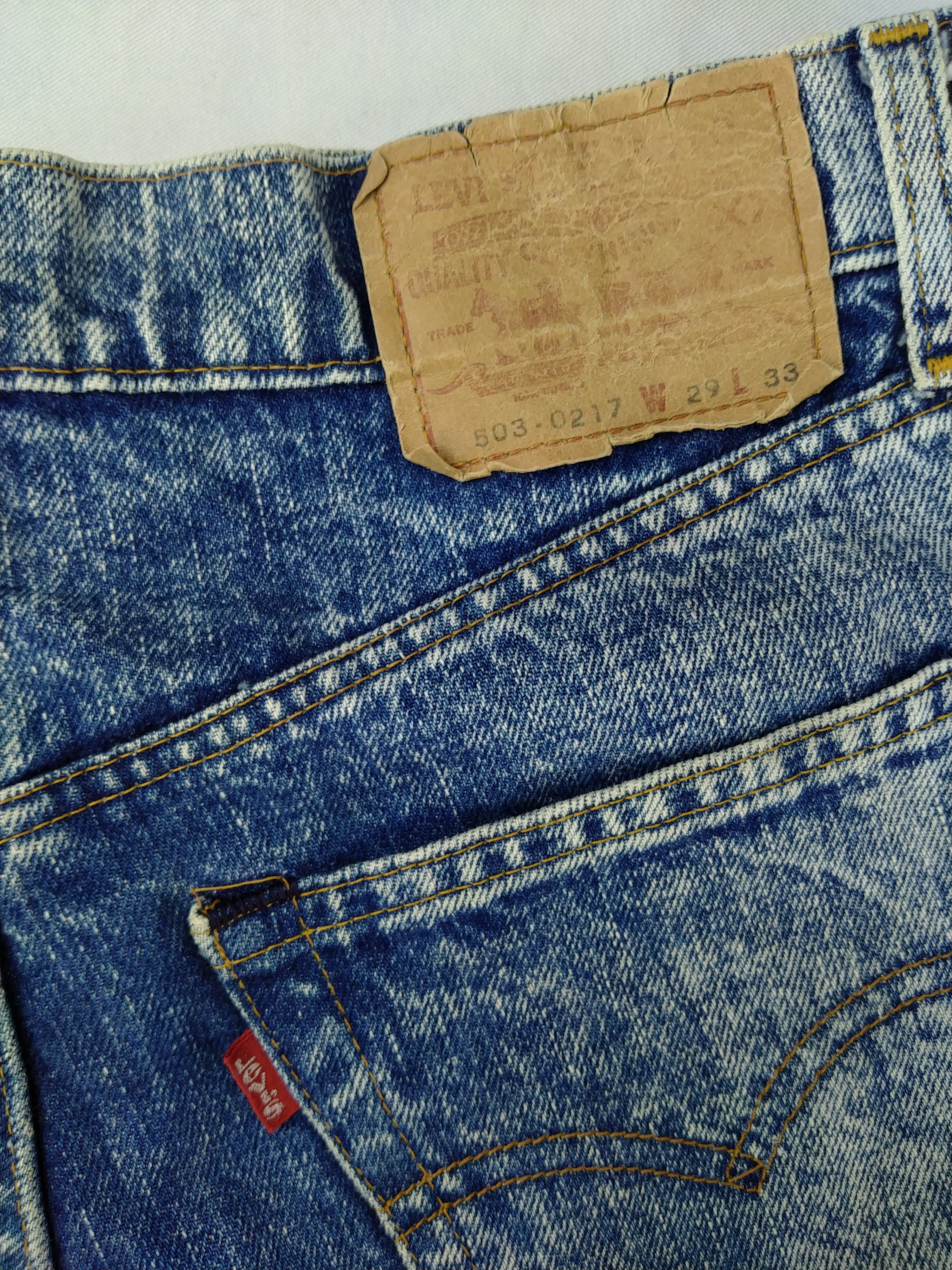 Levi's Acid Wash Vintage Levi's 503 Denim 29 x 28 -JN516 Size US 29 - 9 Thumbnail