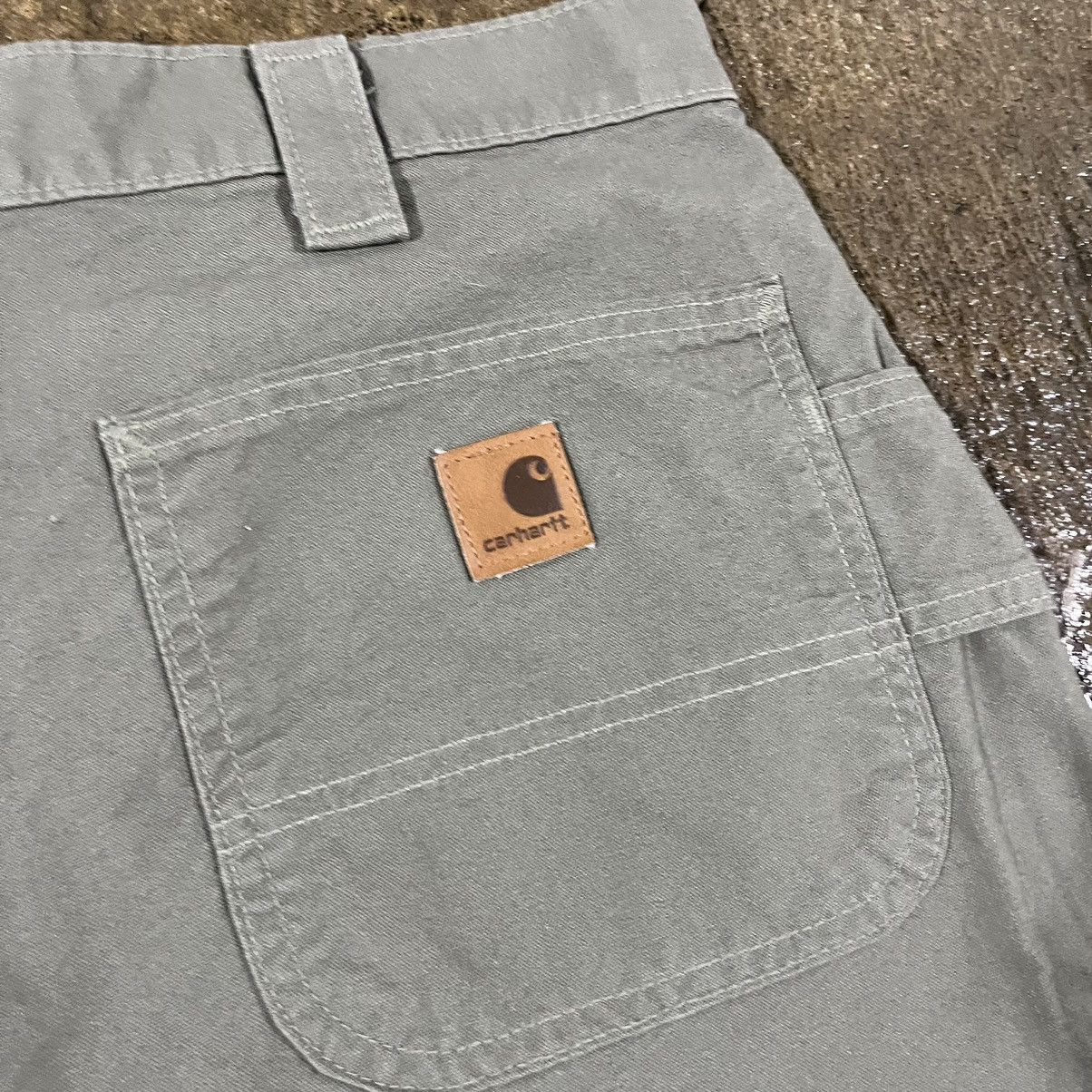Carhartt × Vintage Crazy Carhartt Carpenter Canvas Short Y2K Workwear NWT Size US 40 / EU 56 - 6 Thumbnail
