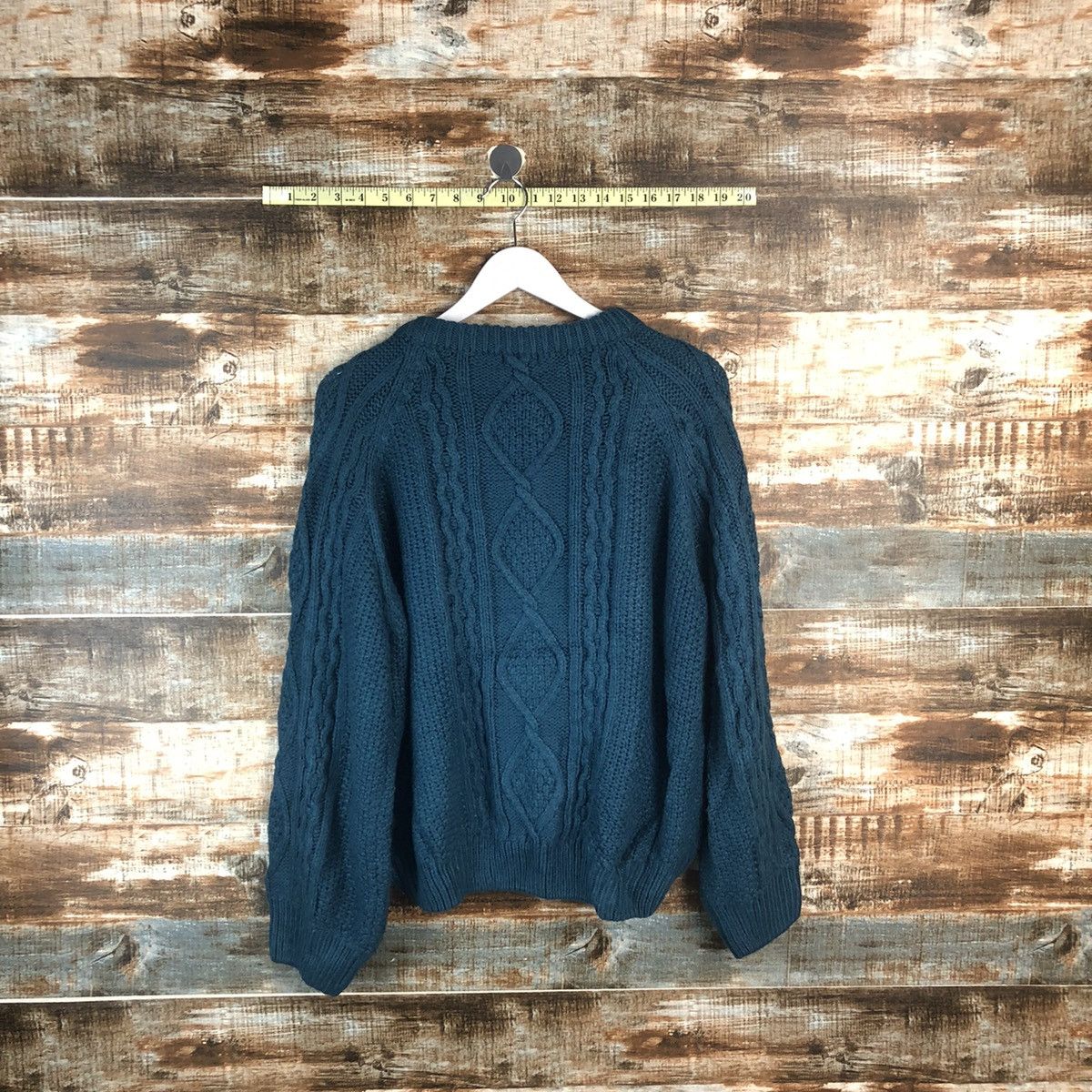 GU GU Green vintage cable Knitwear #A2002 Size XL / US 12-14 / IT 48-50 - 12 Thumbnail