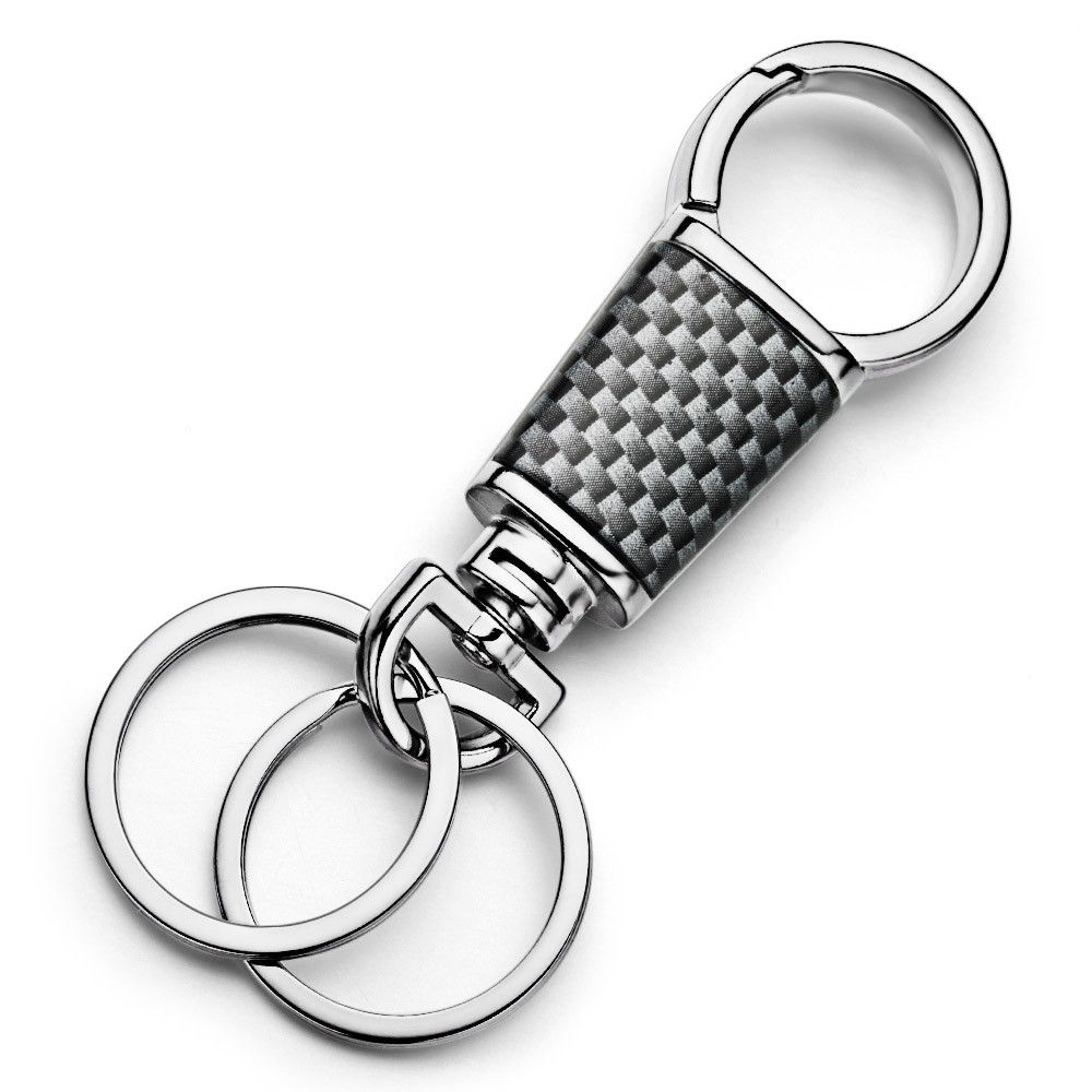Jewelry Keyring Double Switch Keychain Size ONE SIZE - 2 Thumbnail