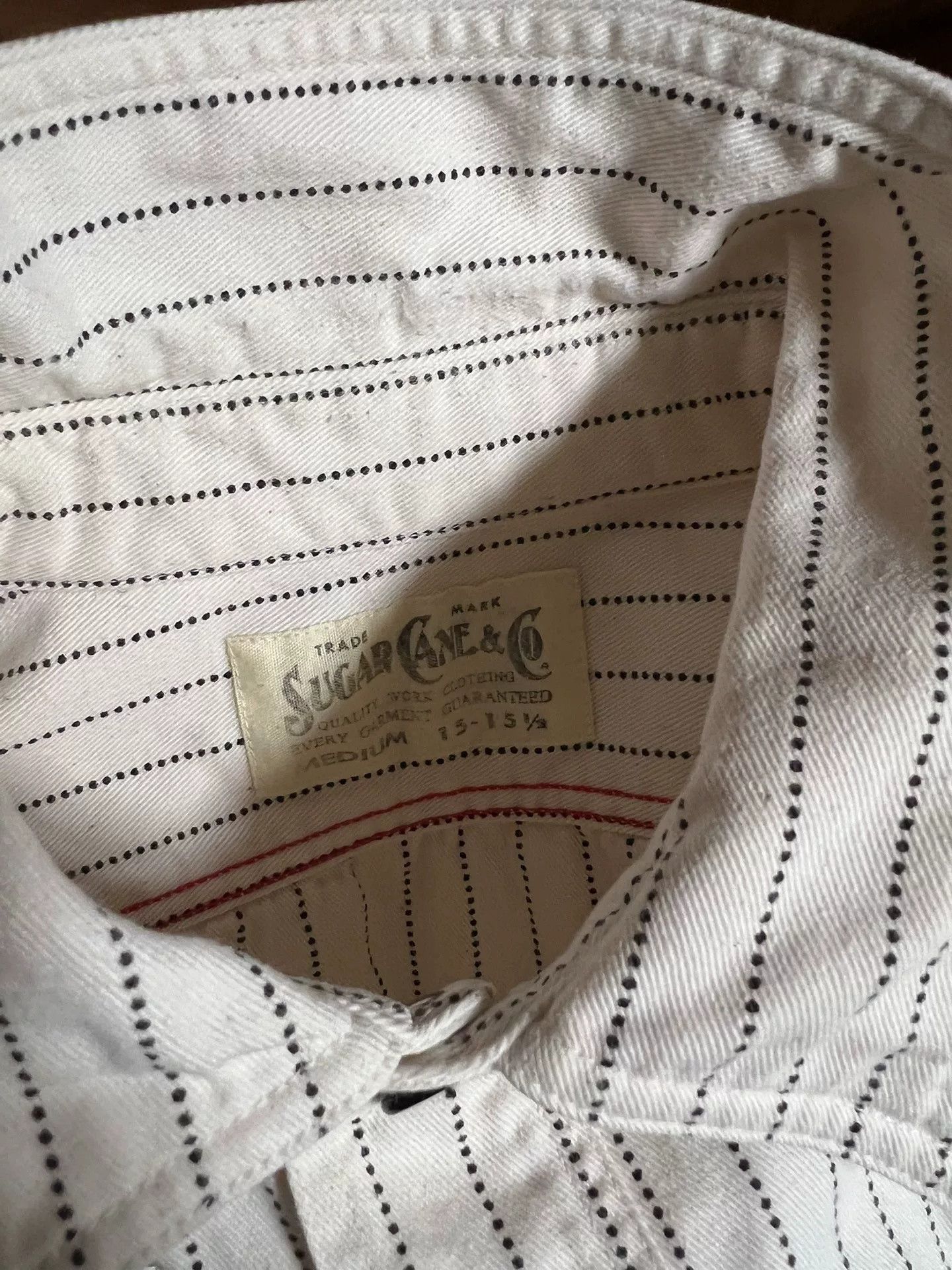 Sugar Cane Sugar Cane White Wabash Work Shirt Size US M / EU 48-50 / 2 - 8 Thumbnail