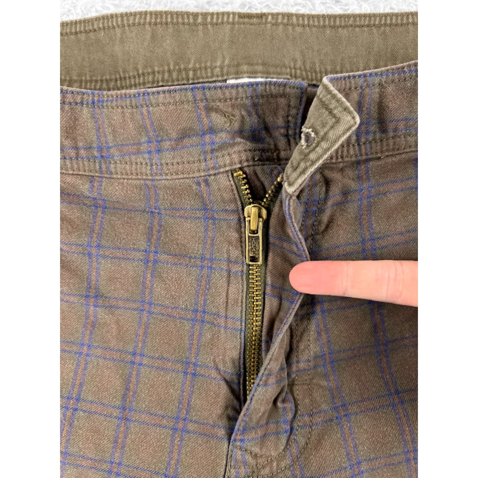 The North Face The North Face Shorts Mens 38 Brown Plaid 100% Cotton Hiking Camping Golf Size US 38 / EU 54 - 6 Thumbnail
