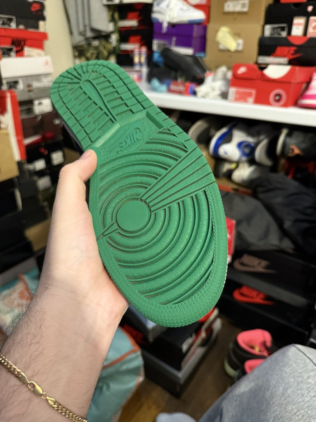 Jordan Brand Jordan retro 1 pine green sz 10 Size US 10 / EU 43 - 5 Thumbnail