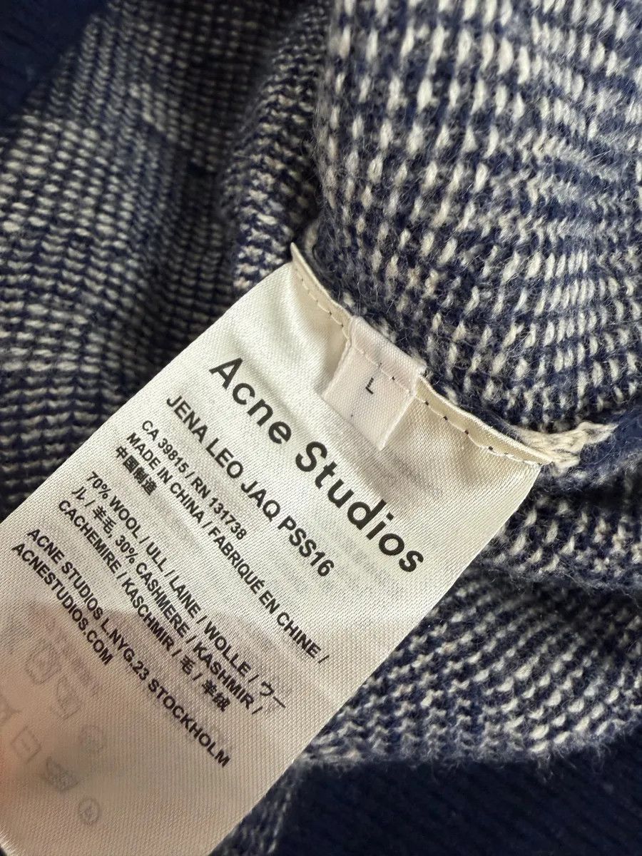 Acne Studios SS2016 Acne Studios Jena Leo JAQ Leopard Grey Wool Sweater Size US M / EU 48-50 / 2 - 8 Thumbnail