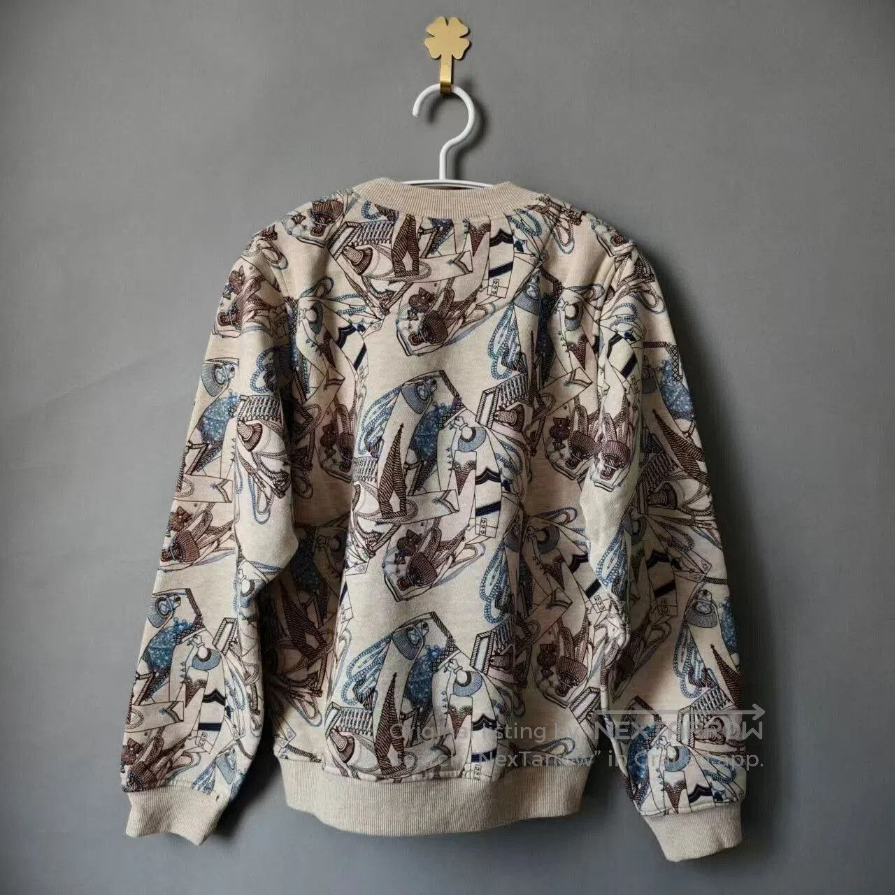 Hermes Hermes Zoharf Sweatshirt with Colorful Design. Size XS / US 0-2 / IT 36-38 - 2 Thumbnail