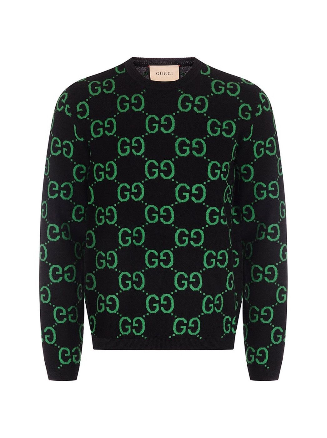Gucci Gucci - Maglione In Lana Con Monogramma GG Taglia M Size US M / EU 48-50 / 2 - 1 Thumbnail