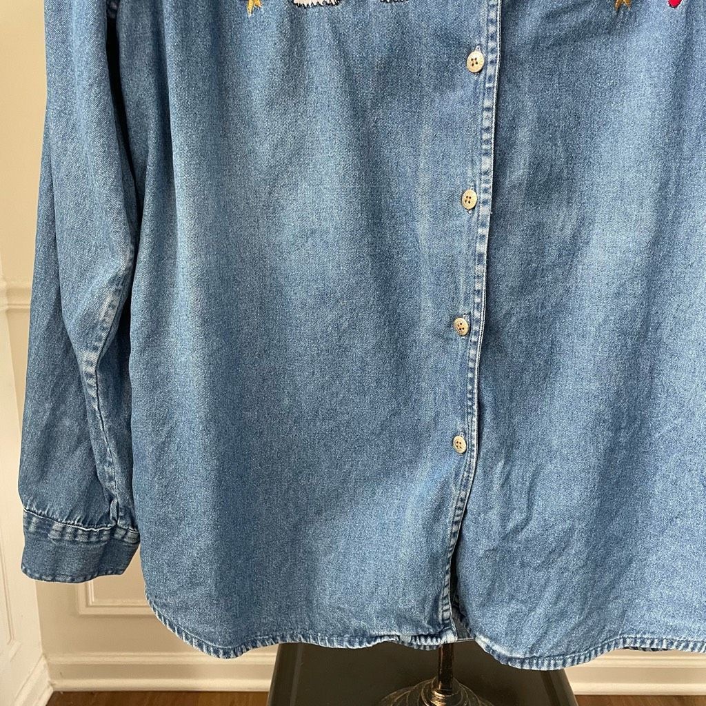 Vintage Vintage Take Two Denim Chambray Button Up Shirt L Size L / US 10 / IT 46 - 5 Thumbnail