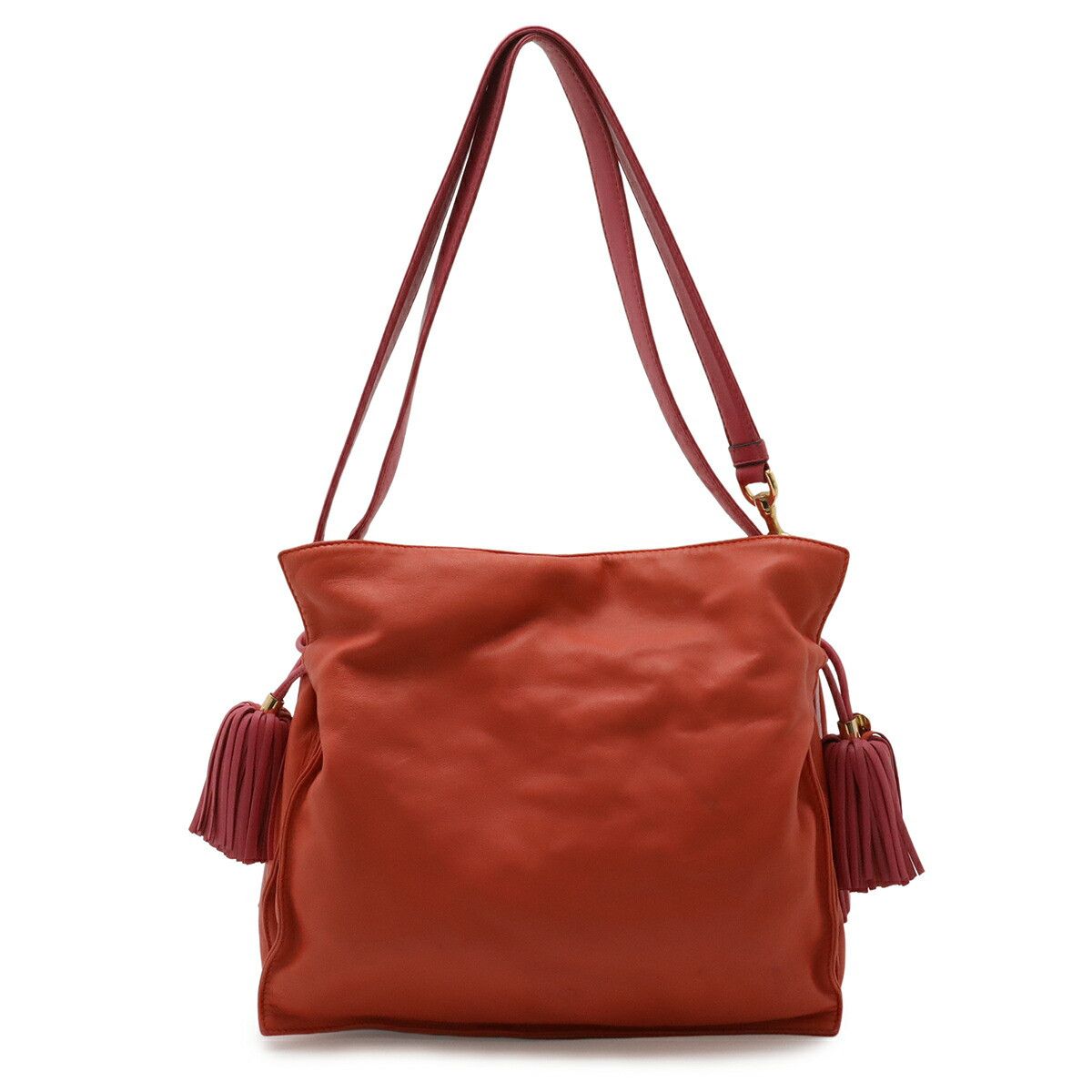 Loewe Loewe Loewe Flamenco Nappa 2way shoulder bag Leather Shoulder Bag DUTY FREE for USA Size ONE SIZE - 1 Thumbnail
