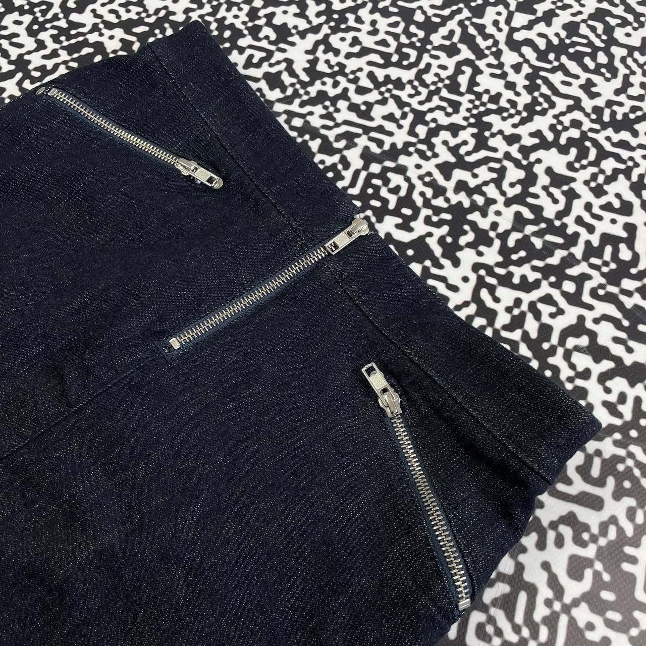 Diesel Vintage Y2K Diesel Japanese Jeans Midi Skirt Casual Style Size 29" - 6 Thumbnail