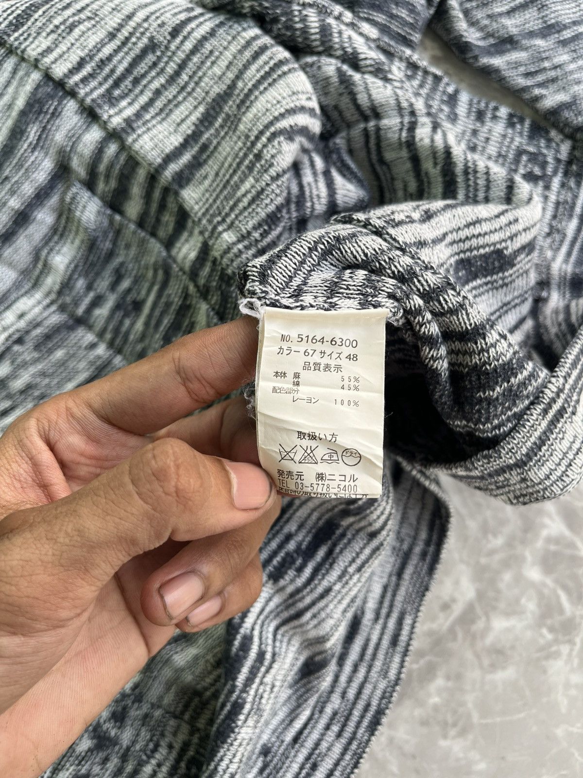 Nicole Club Nicole Club For Men Knit Blazer Size US M / EU 48-50 / 2 - 5 Thumbnail
