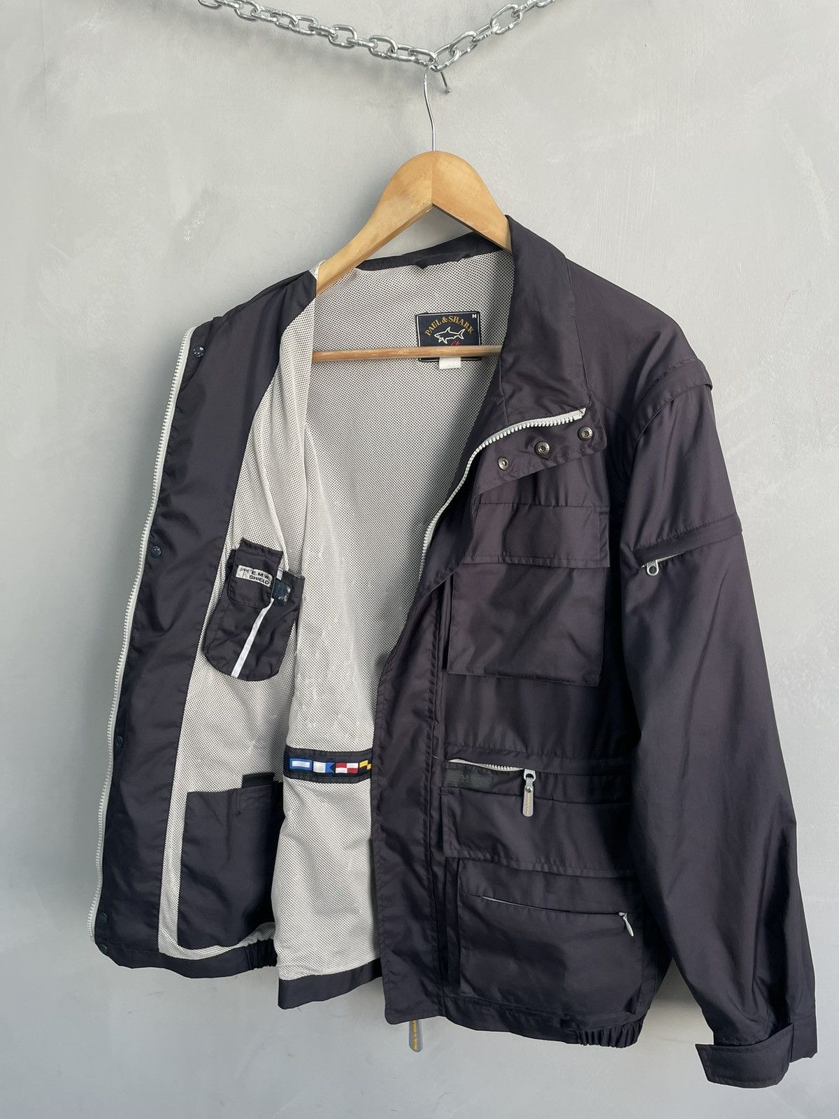 Paul & Shark Luxury casual transformer Paul Shark light rain jacket Size US M / EU 48-50 / 2 - 11 Thumbnail