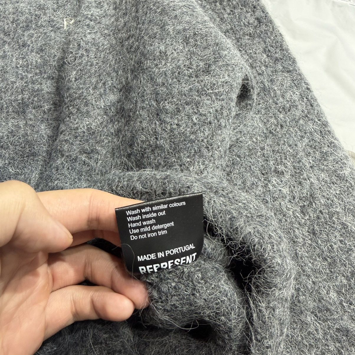 Represent Clo. Represent Alpaca Knit Sweater - Iron Size US XL / EU 56 / 4 - 5 Thumbnail