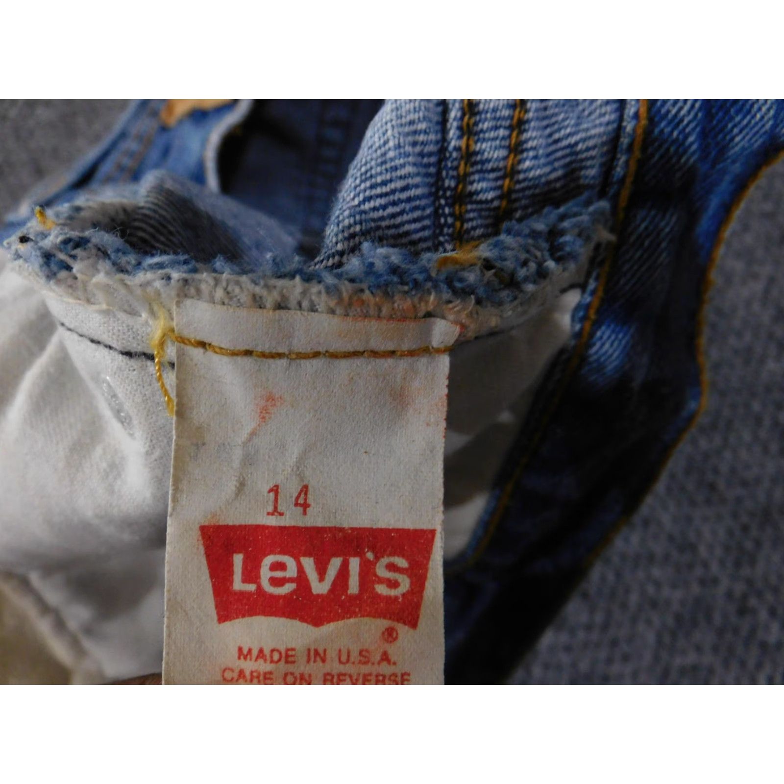 Levi's VINTAGE Levi's Jeans Womens 14 Blue High Rise Tapered Made in USA 16505-0214 90s Size 36" / US 14 / IT 50 - 5 Thumbnail