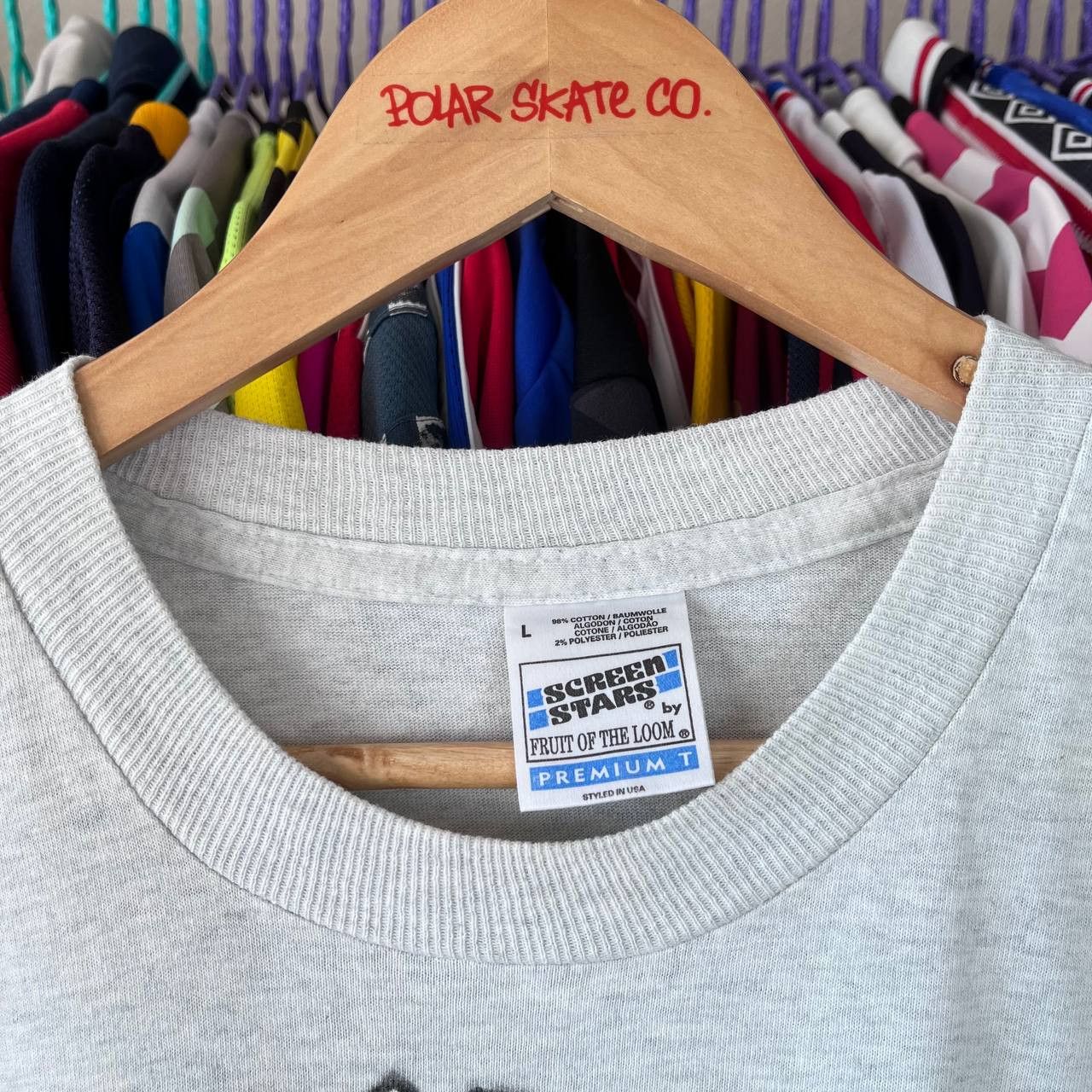 Vintage Vintage 1996 Rap Graffiti Volkswagen Bus Gray Tshirt Size L Size US L / EU 52-54 / 3 - 7 Thumbnail