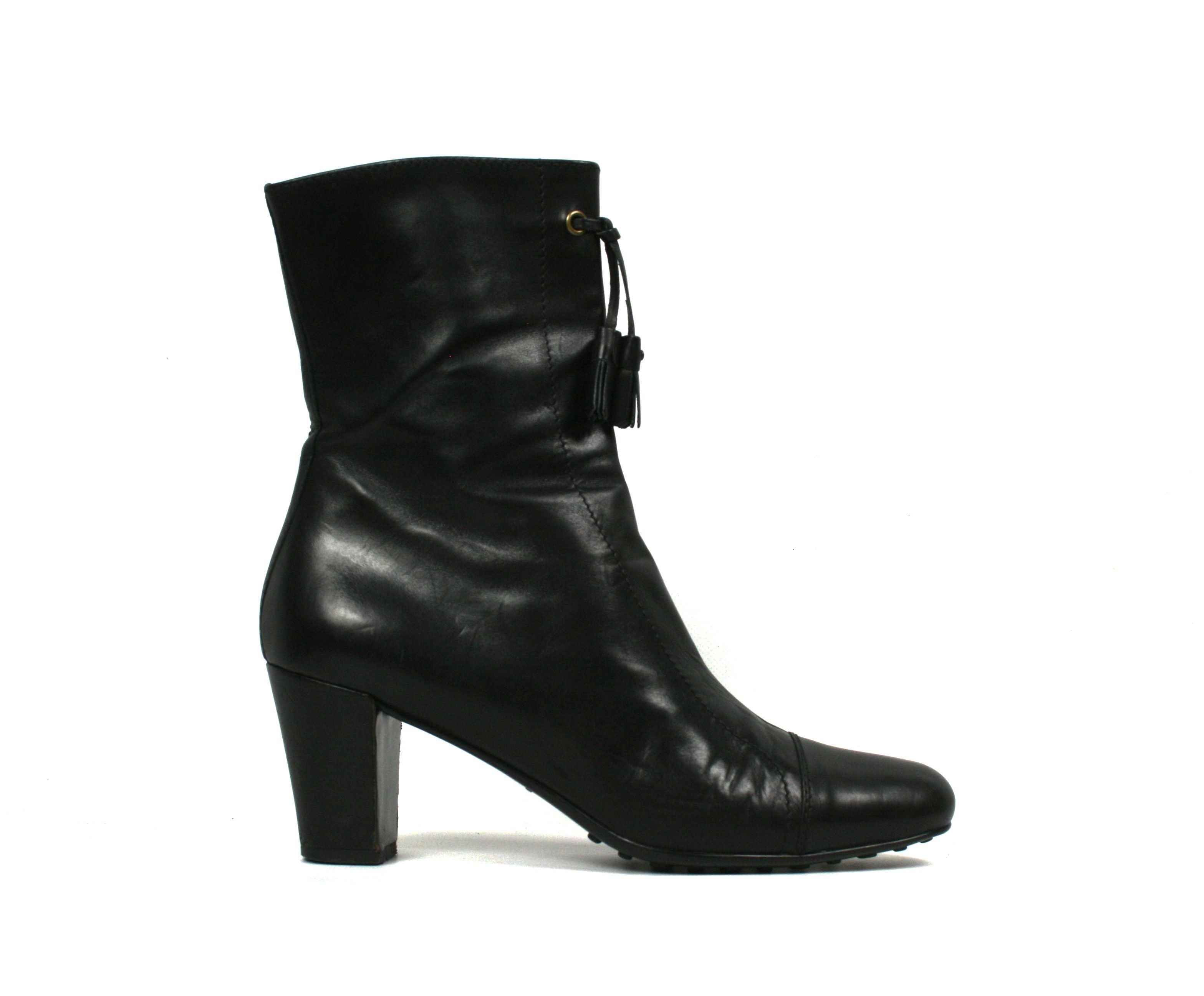 Car Shoe By Prada Heeled Ankle Boots Size US 9 / IT 39 - 1 Thumbnail