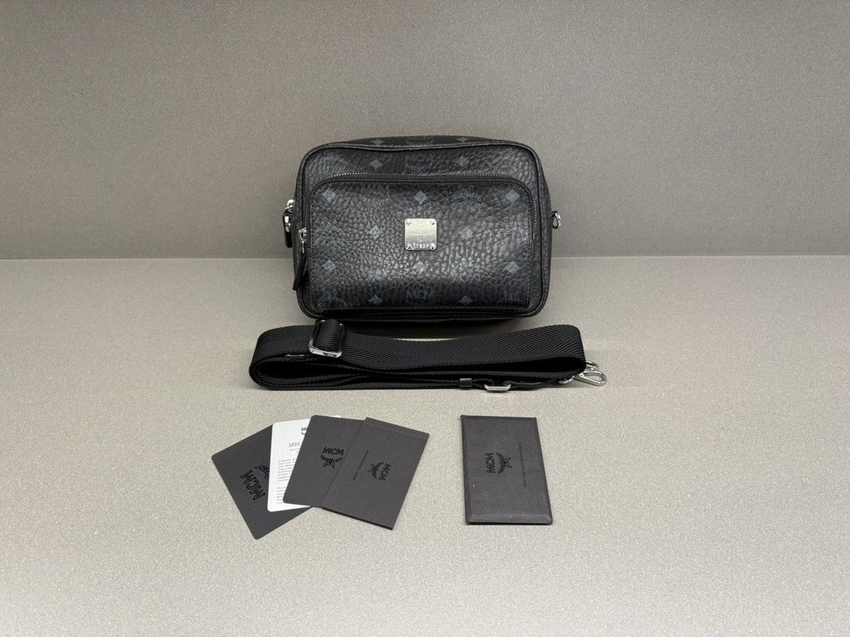 MCM MCM Visetos klassik Crossbody Black Size ONE SIZE - 12 Thumbnail