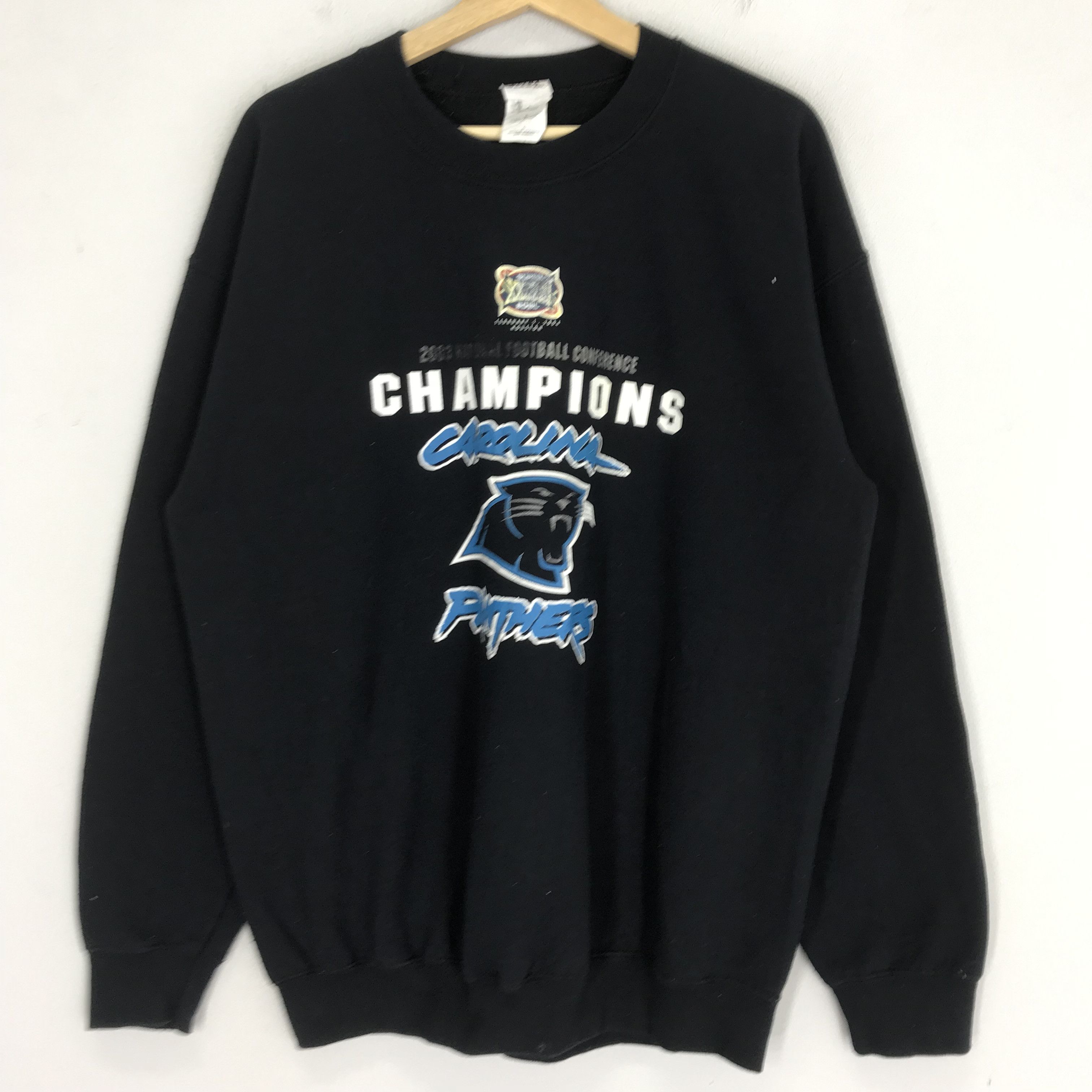Carolina Herrera Vintage Carolina Panthers Sweatshirt - 210 Size US L / EU 52-54 / 3 - 3 Thumbnail