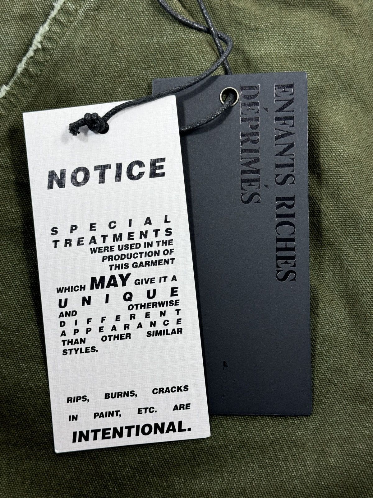 Enfants Riches Deprimes STRAIGHT LEG DISTRESSED CARPENTER WORK PANTS Size US 34 / EU 50 - 7 Thumbnail