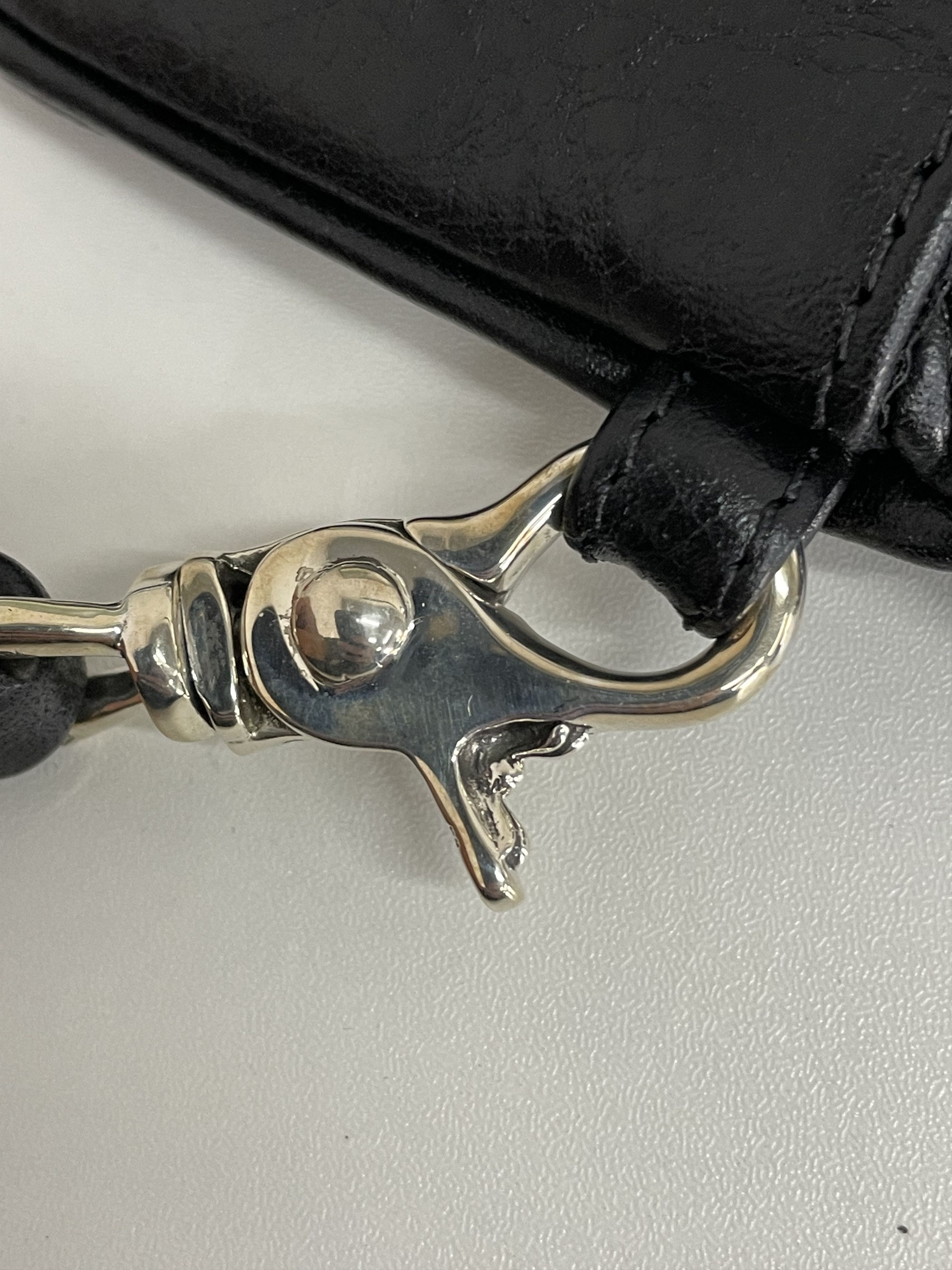Chrome Hearts Chrome Hearts Leather Cross Patch Zip Wallet Size ONE SIZE - 14 Thumbnail