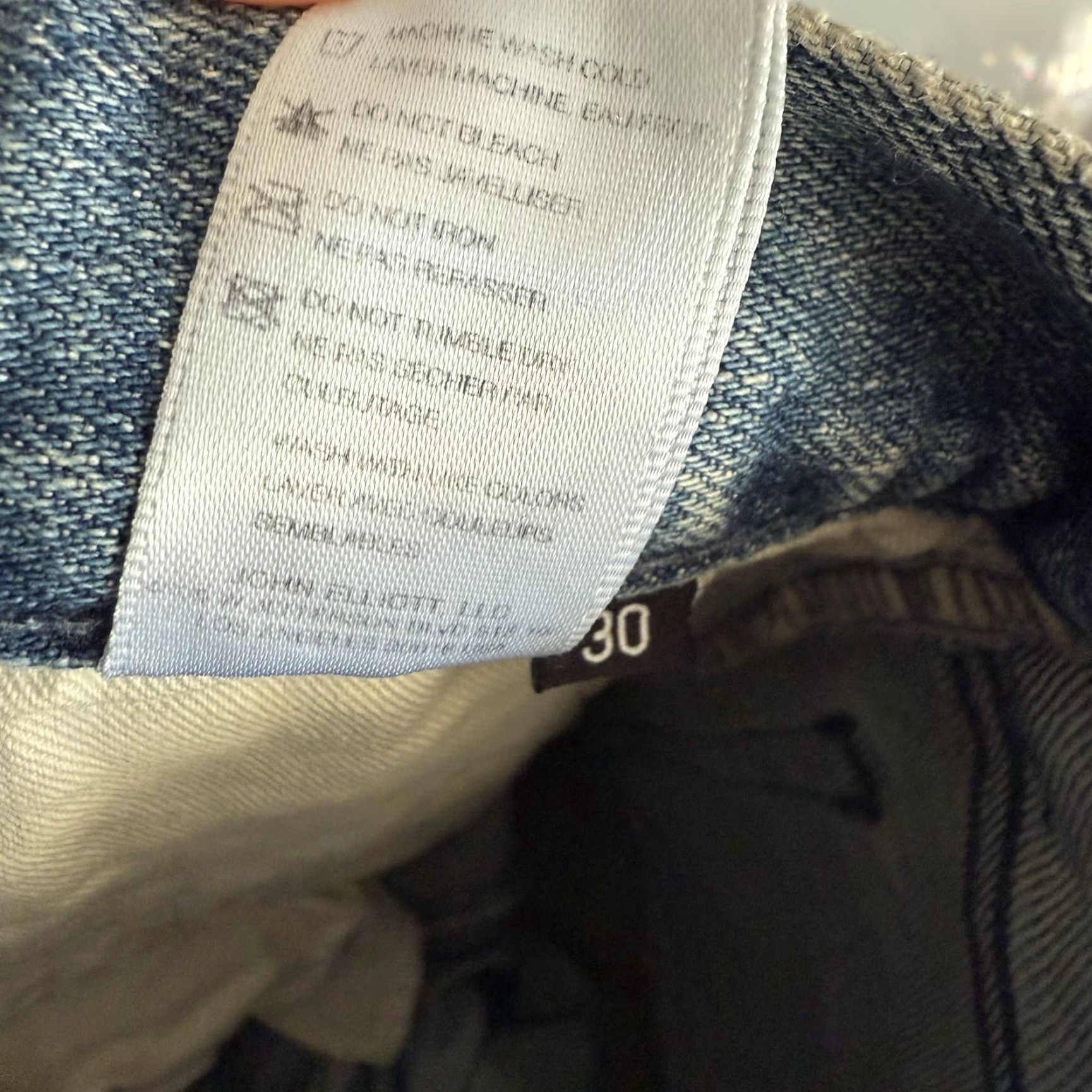 John Elliott VINTAGE John Elliott Cast 2 Jeans Plumas Slim Low Rise 30 Jeans Mens Blue Denim 33in 9.5in 5-pocket Slimming Button Fly Size US 30 / EU 46 - 7 Thumbnail