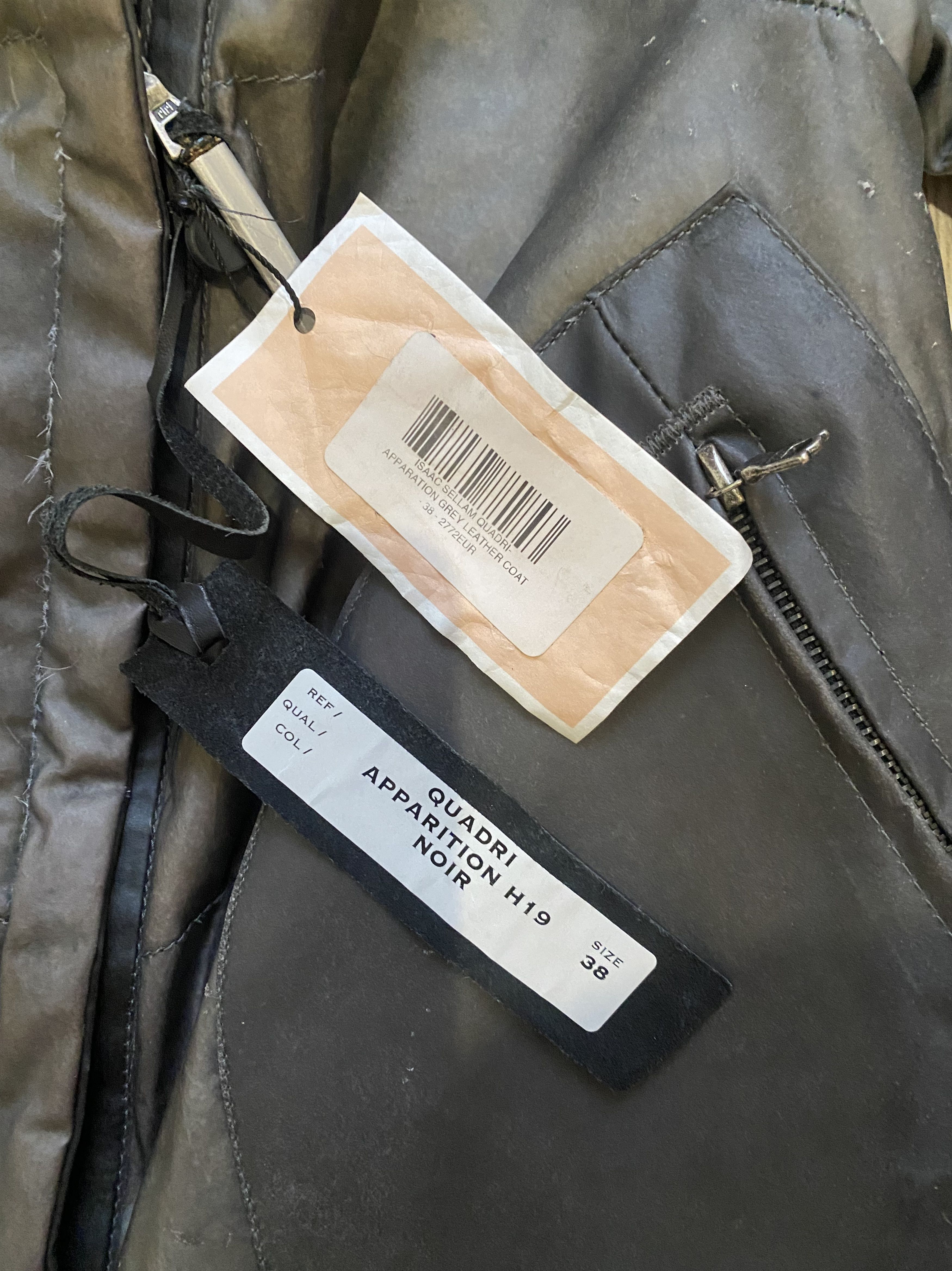 Isaac Sellam Experience Isaac Sellam Experience Rare Leather Down Insulated Jacket Size XS / US 0-2 / IT 36-38 - 16 Thumbnail