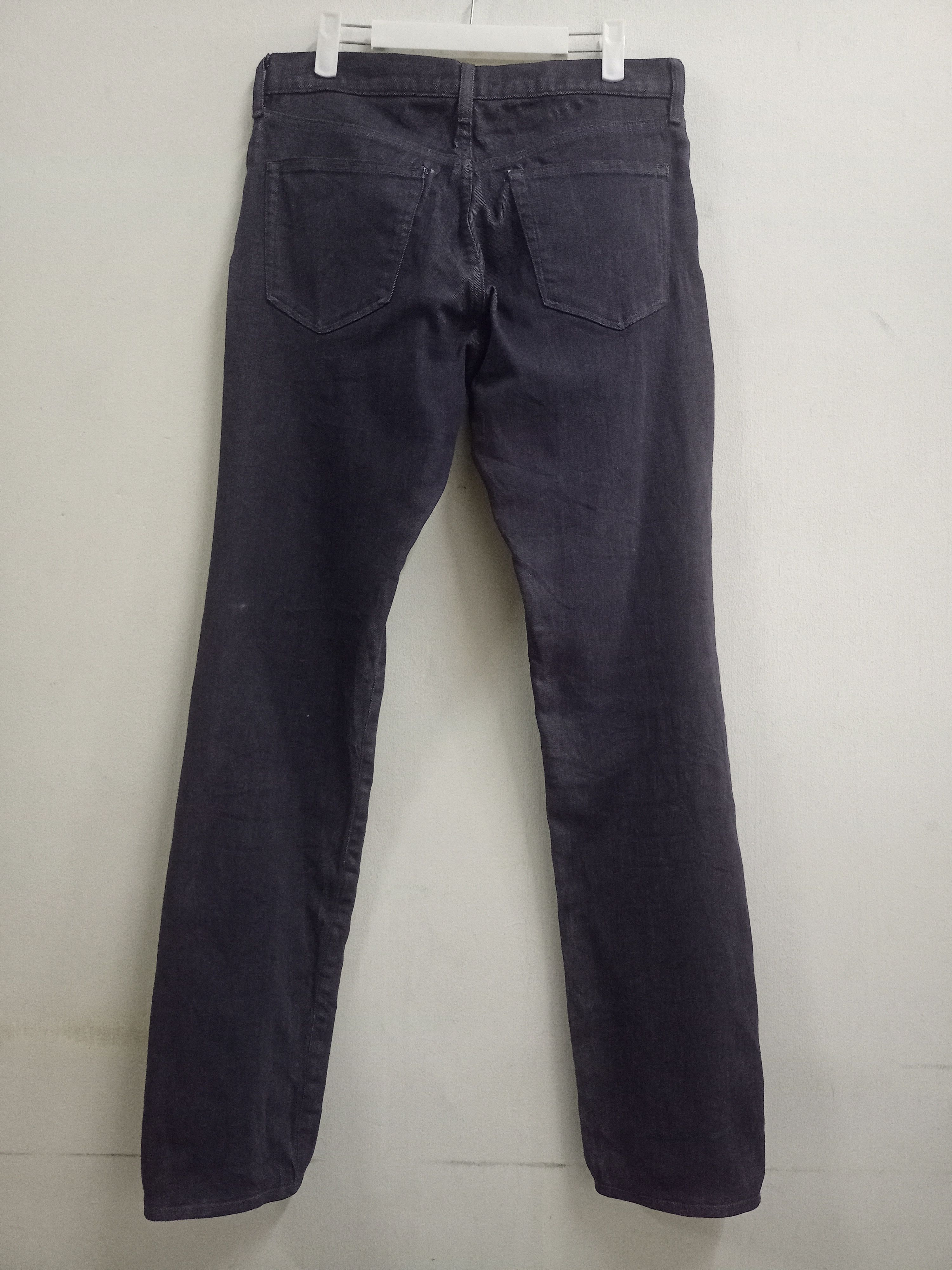 Japanese Brand × Uniqlo Vintage Japanese Uniqlo Black Pleated Denim Pants 31x32 Size US 31 - 2 Thumbnail
