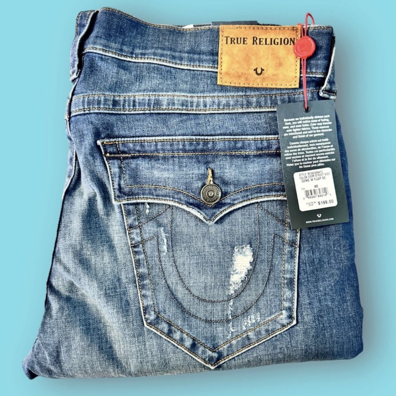 True Religion NWT True Religion Geno Relaxed Slim (w40) Size US 40 / EU 56 - 1 Thumbnail
