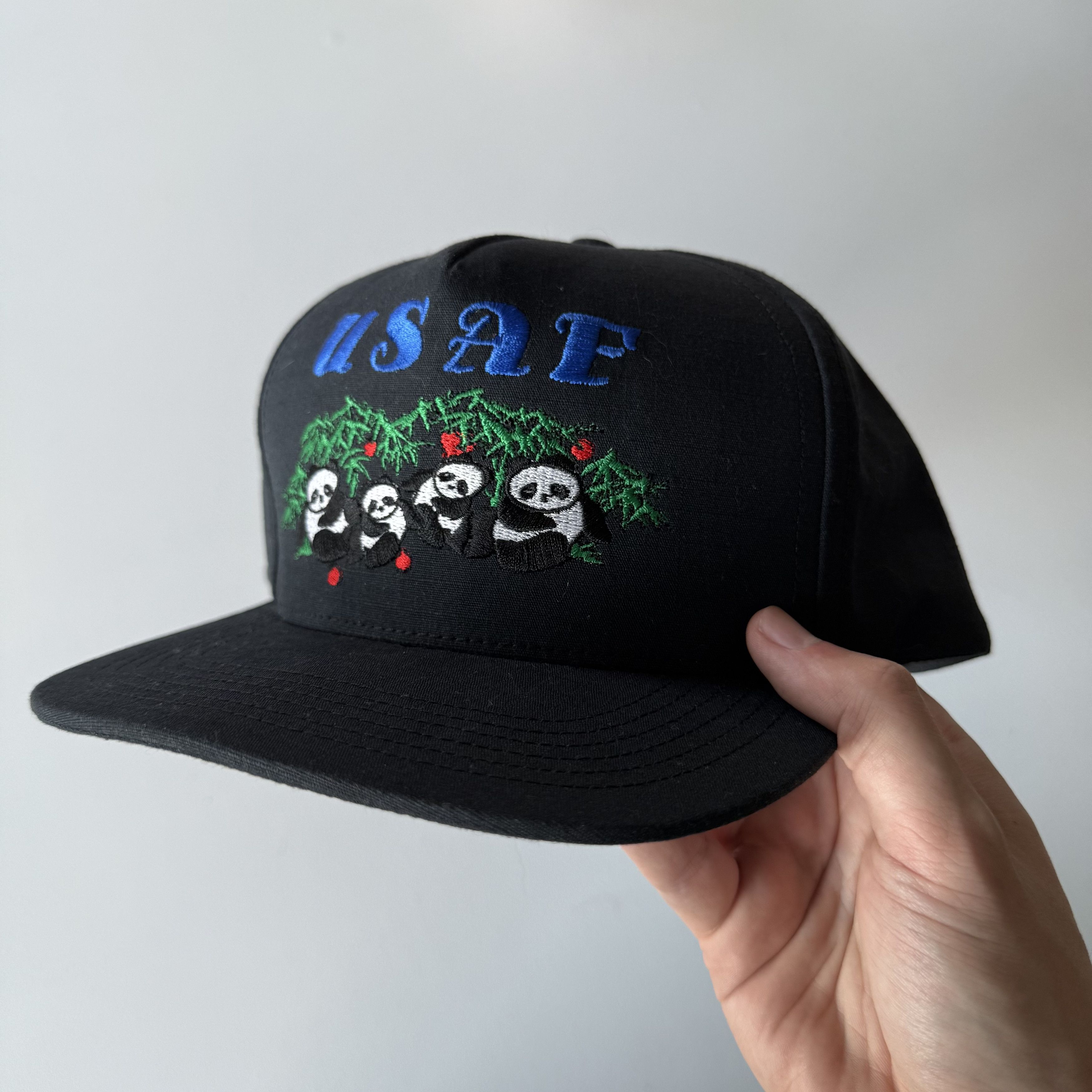 Supreme SS17 Supreme USAF Pandas 5-Panel Hat Size ONE SIZE - 4 Thumbnail
