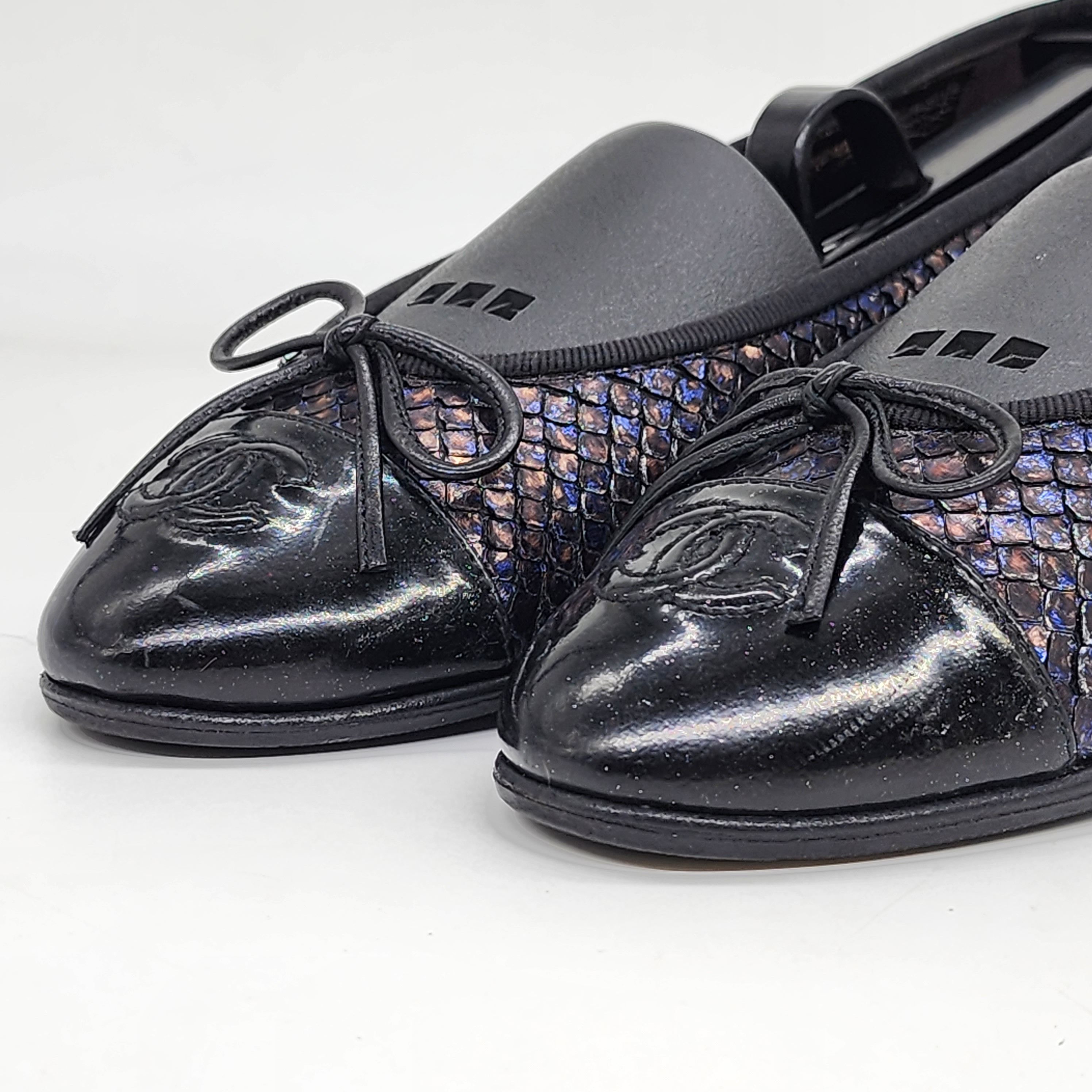 Chanel Chanel - Phyton Leather Ballerina Flats Size US 7.5 / IT 37.5 - 11 Thumbnail