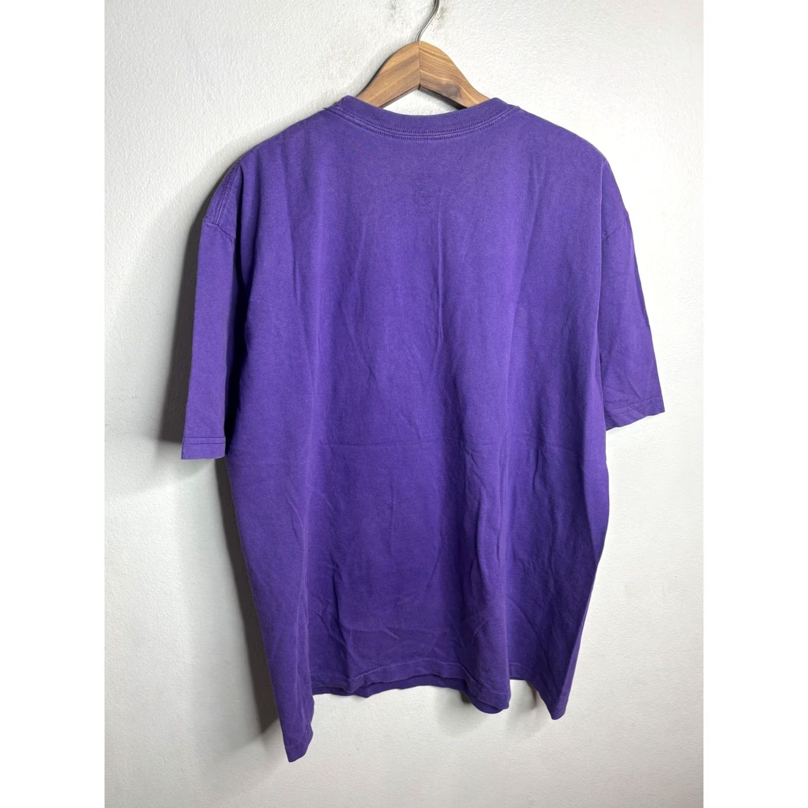 Vintage VINTAGE Miskeen Explosive Thinker Shirt Mens L Purple Brain Grenade Graphic Tee Size US L / EU 52-54 / 3 - 5 Thumbnail
