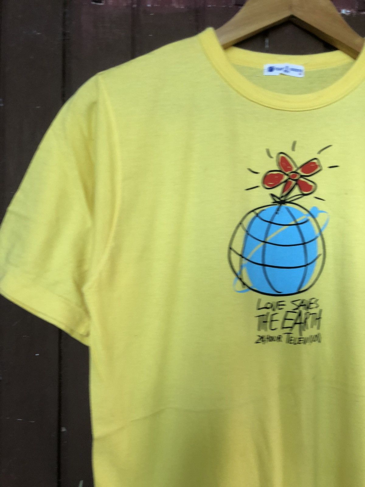 Japanese Brand RARE Vintage 80s 24 Hour Television Tshirt Size US M / EU 48-50 / 2 - 2 Thumbnail