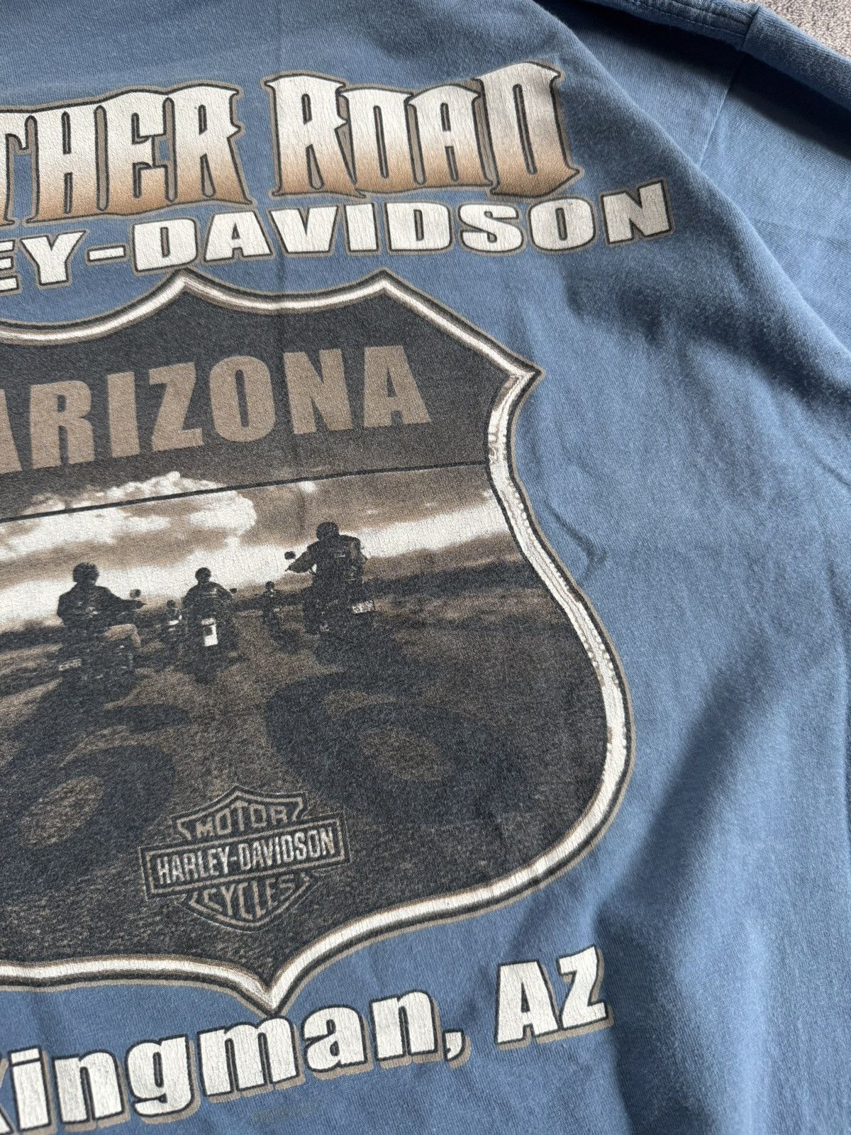 Harley Davidson × Vintage Harley Davidson Mother Road Arizona vintage tee T-shirt polo Size US M / EU 48-50 / 2 - 5 Thumbnail