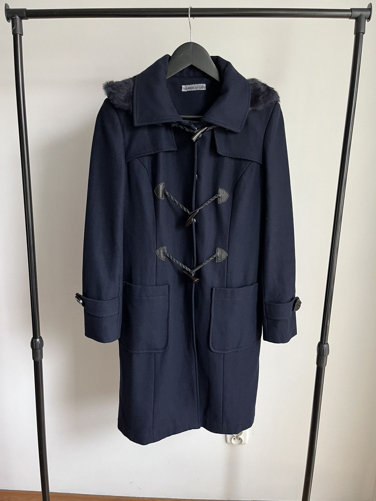 Archive Tsumori Chisato AW05 faux fur wool duffle coat