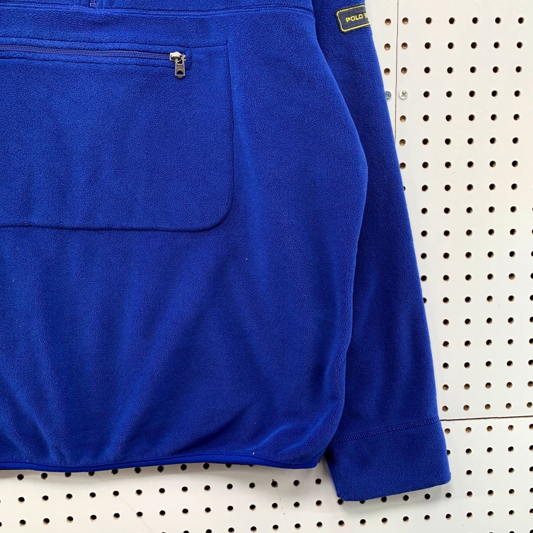 Vintage VINTAGE Polo Sport Ralph Lauren Fleece Zip Pullover Mens L Blue Kangaroo Pocket Polo Sport Fleece Zip Pullover Mens L Blue Kangaroo Pocket Size US L / EU 52-54 / 3 - 6 Thumbnail