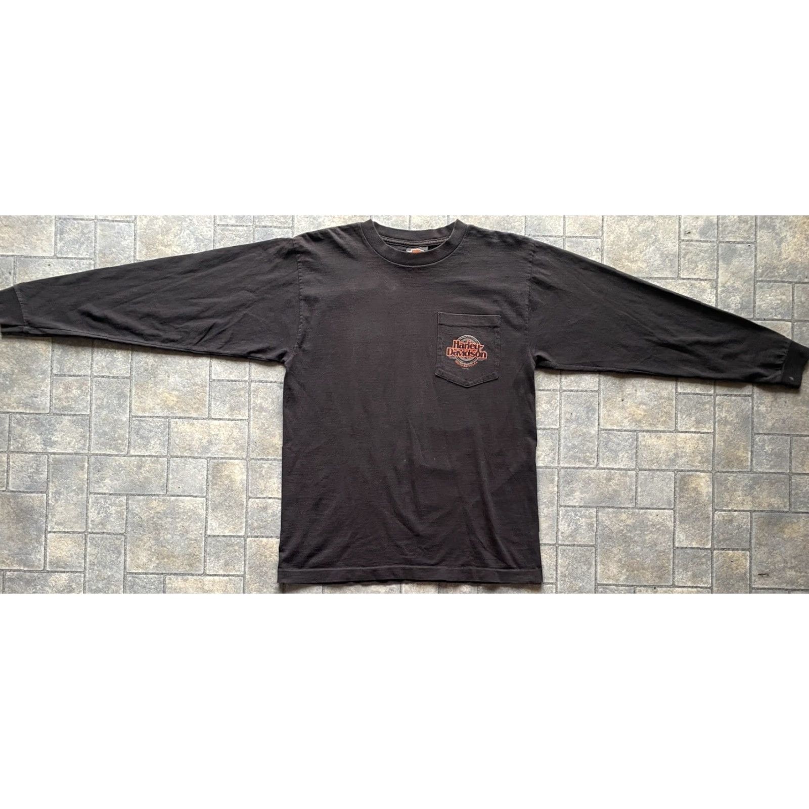 Harley Davidson VINTAGE Harley-Davidson Long Sleeve Shirt M Men Black 1997 Wisconsin Harley-Davidson 90s Biker Motorcycle Wisconsin United States Size US M / EU 48-50 / 2 - 3 Thumbnail